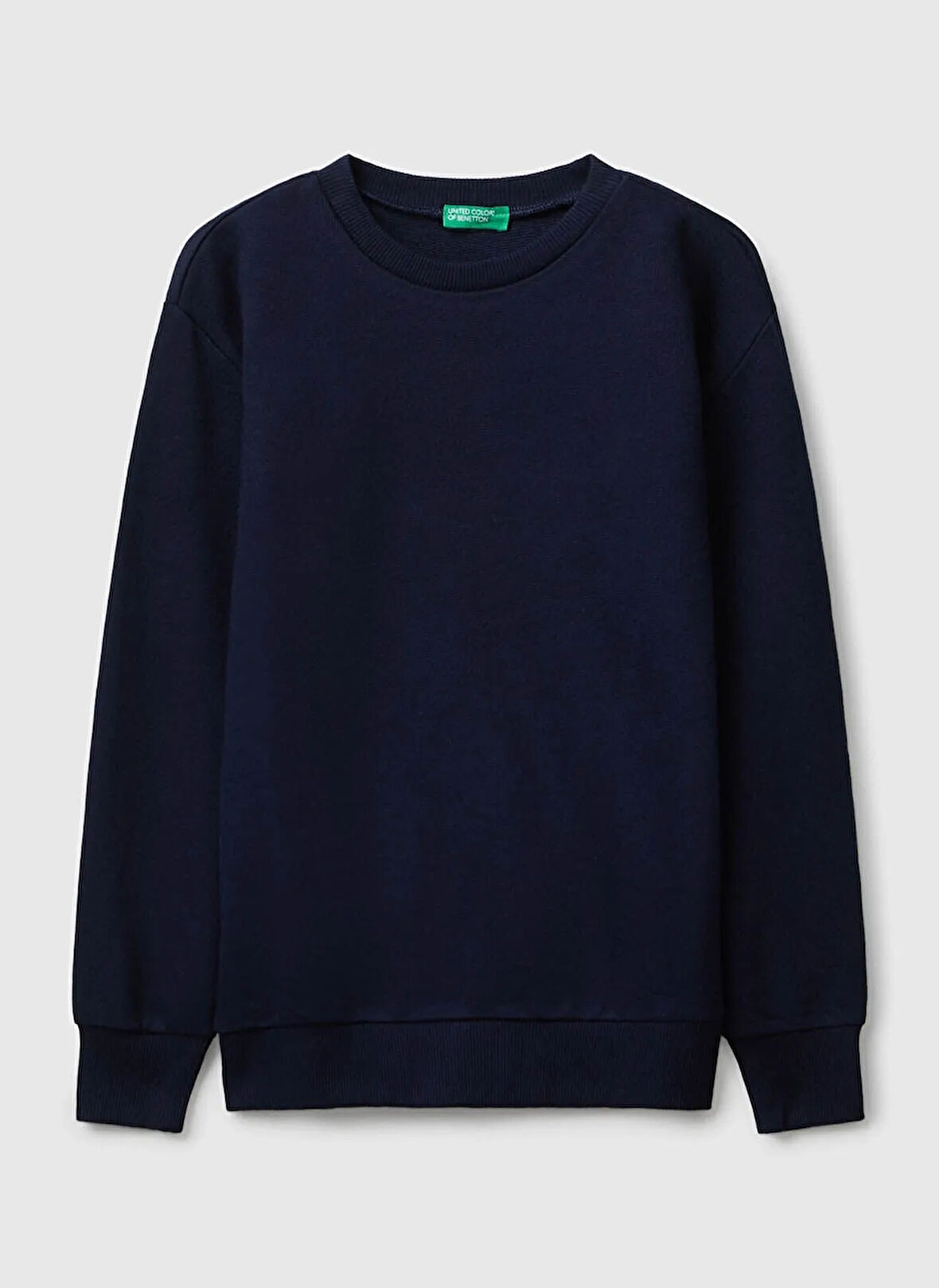 Benetton Baskılı Erkek Çocuk Lacivert Sweatshırt 3J68C10QK