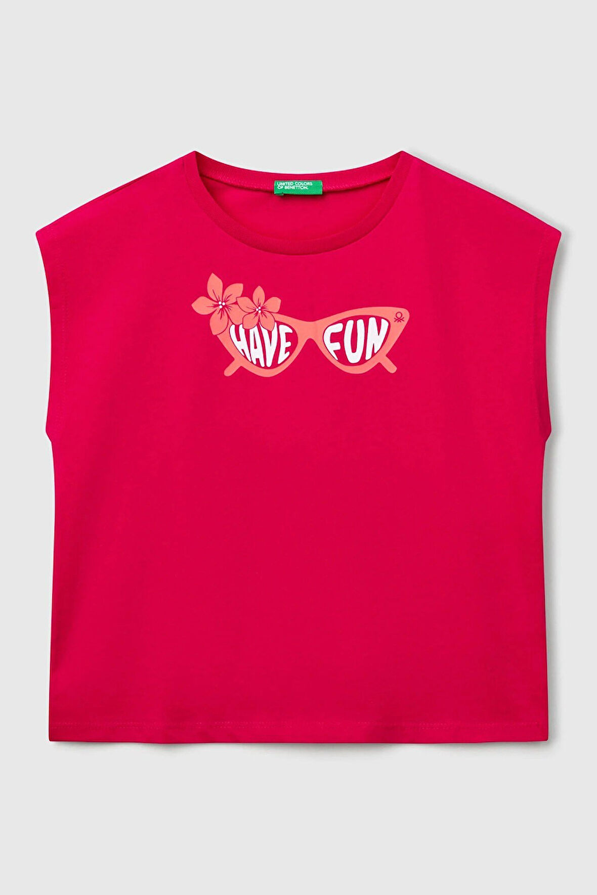 United Colors of Benetton Kız Çocuk Tişört 3JERC10PB