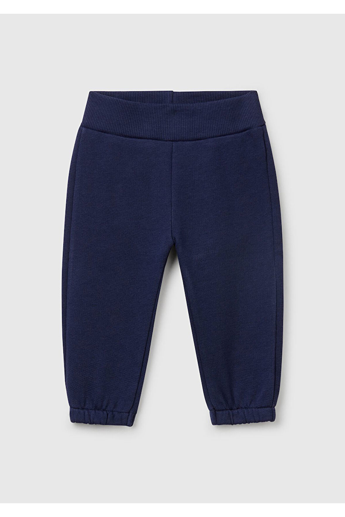 Bebek Lacivert Arkası Tavşan Detaylı Beli Lastikli Eşofman Altı