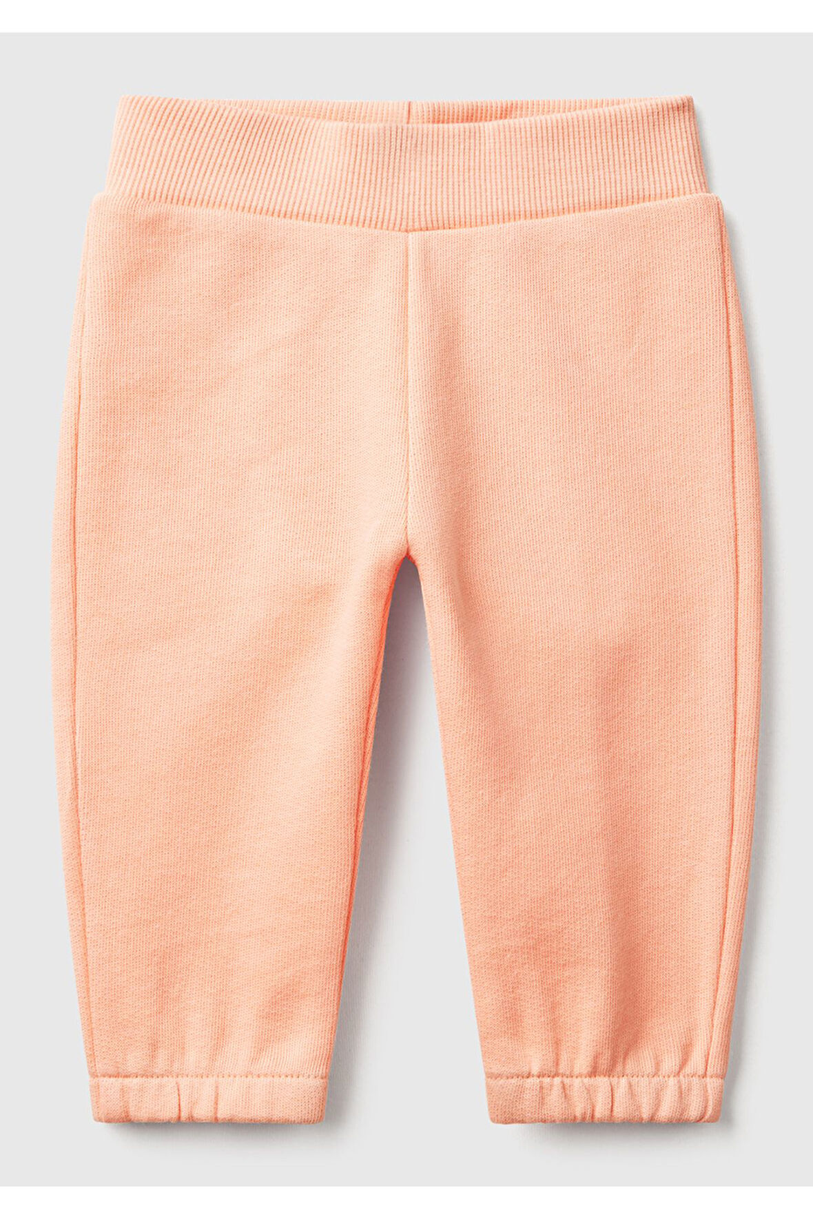 Bebek Yavruağzı Arkası Tavşan Detaylı Beli Lastikli Eşofman Altı