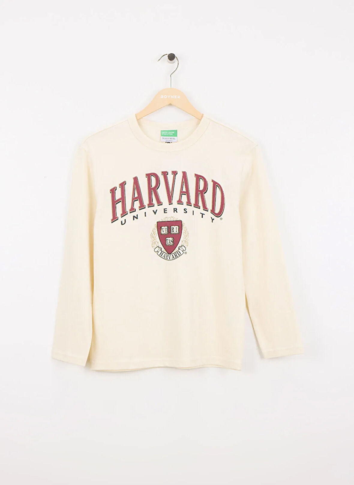 Benetton Baskılı Krem Erkek Çocuk T-Shirt 3IVWC10PW