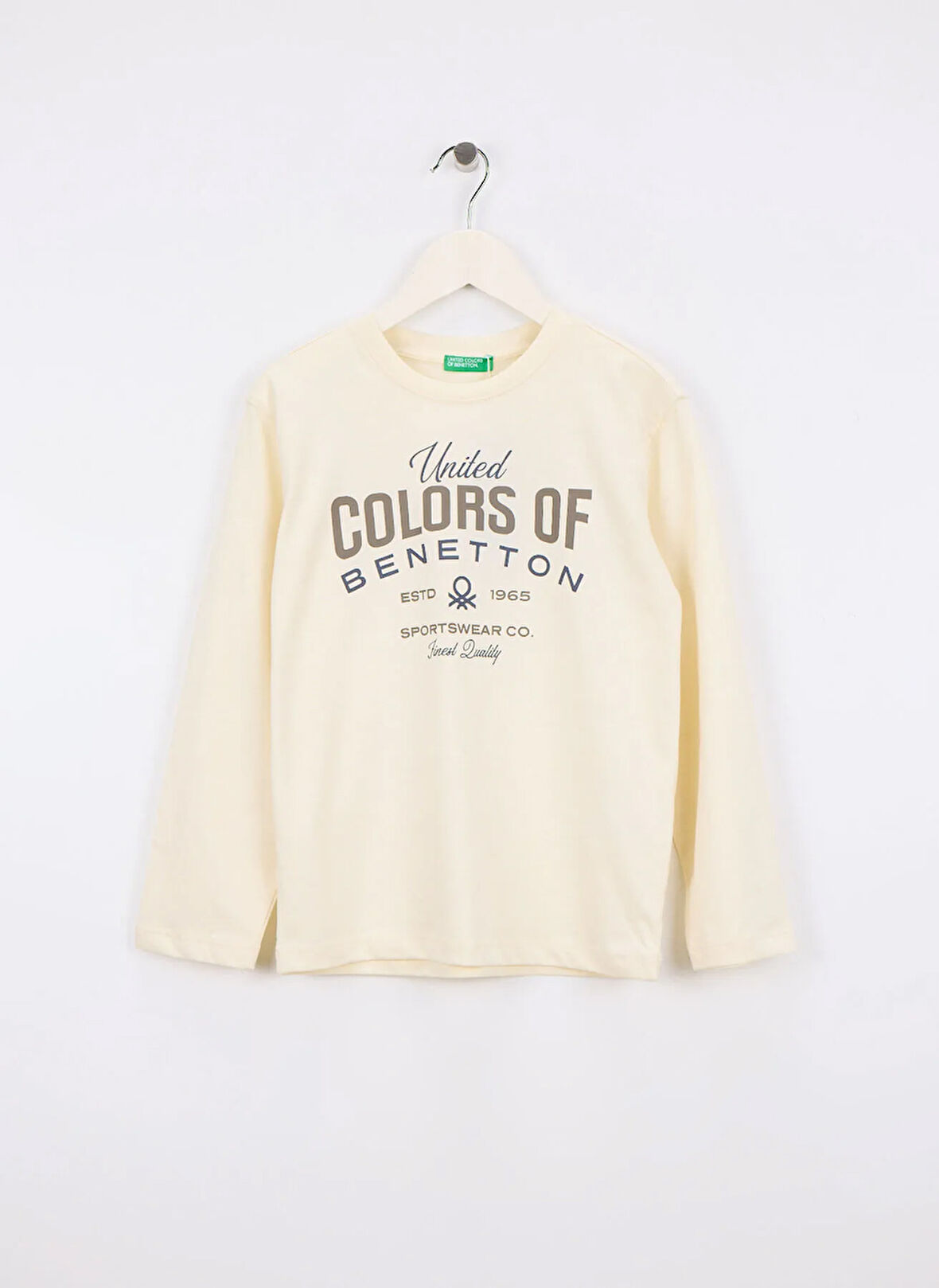 Benetton Baskılı Krem Erkek Çocuk T-Shirt 3ATNC10QU