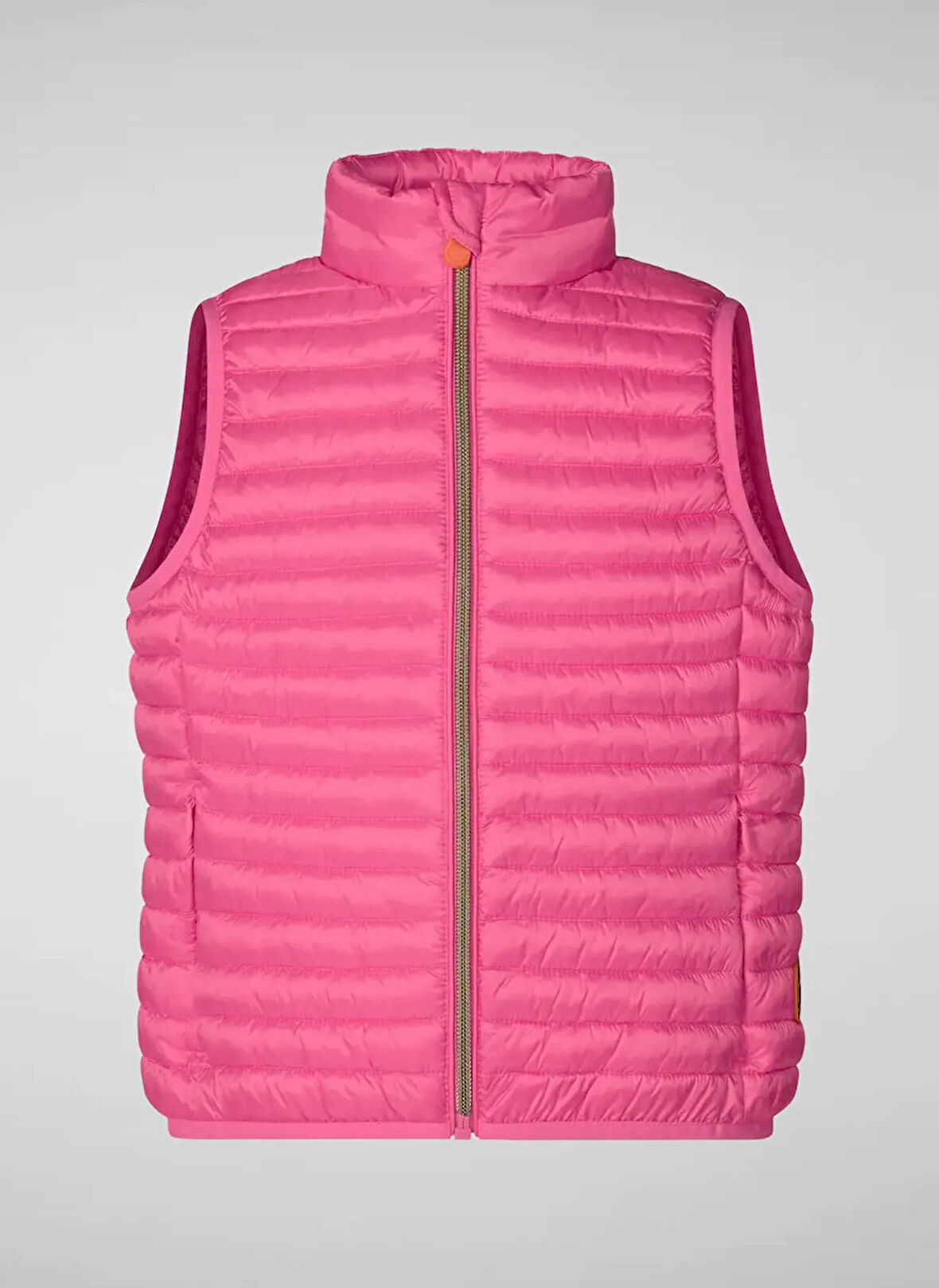 Save The Duck Düz Pembe Kız Çocuk Yelek AVA