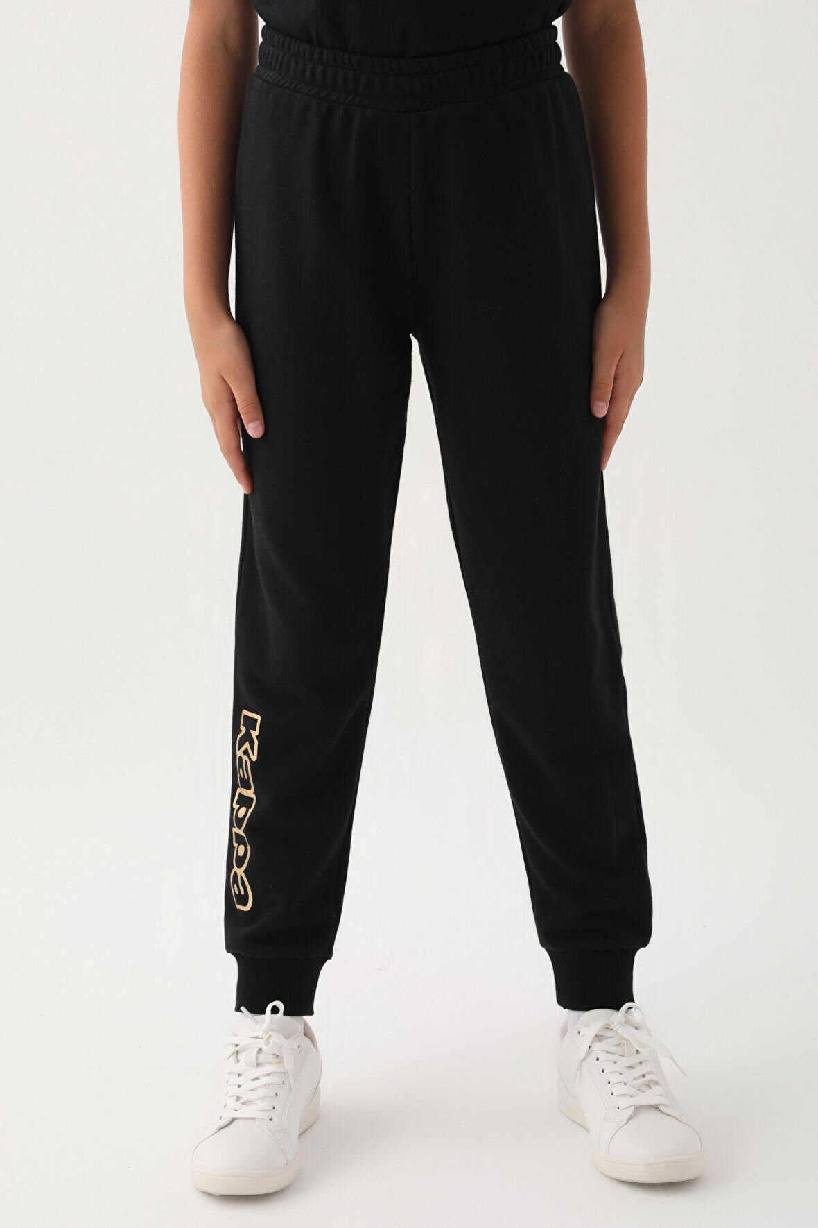 Kappa Kız Çocuk Siyah Eşofman Altı