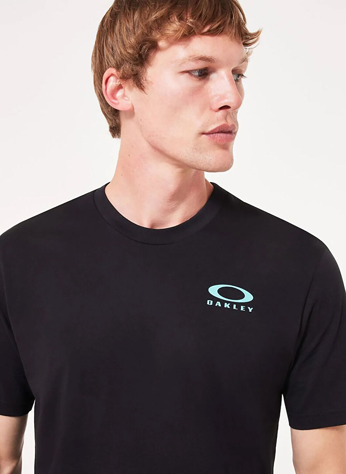 Oakley GOLDEN HOUR BARK TEE Siyah Bisiklet Yaka Regular Fit Erkek T-Shirt