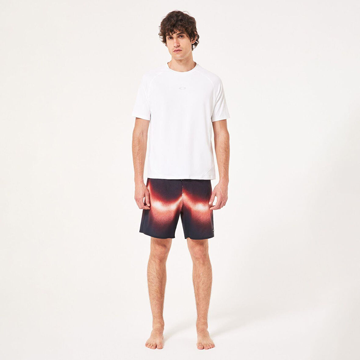 Oakley REPREVE ELLIPSE SS RASHGUARD Erkek Sörf Tişört OAK.FOA406204-OAK.100-S1