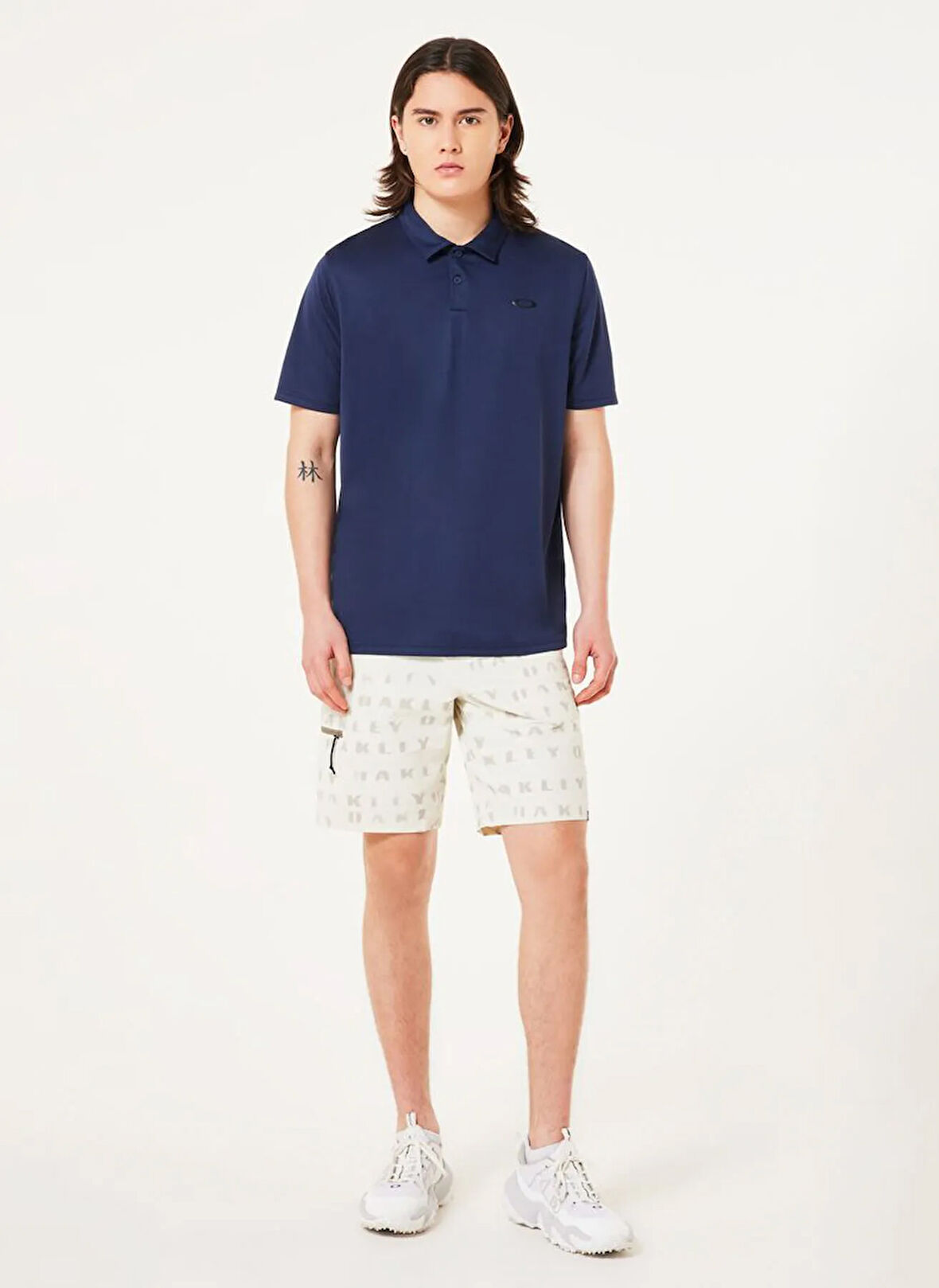 Oakley OAKLEY ICON TN PROTECT RC Lacivert Normal Düz Erkek Polo T-Shirt