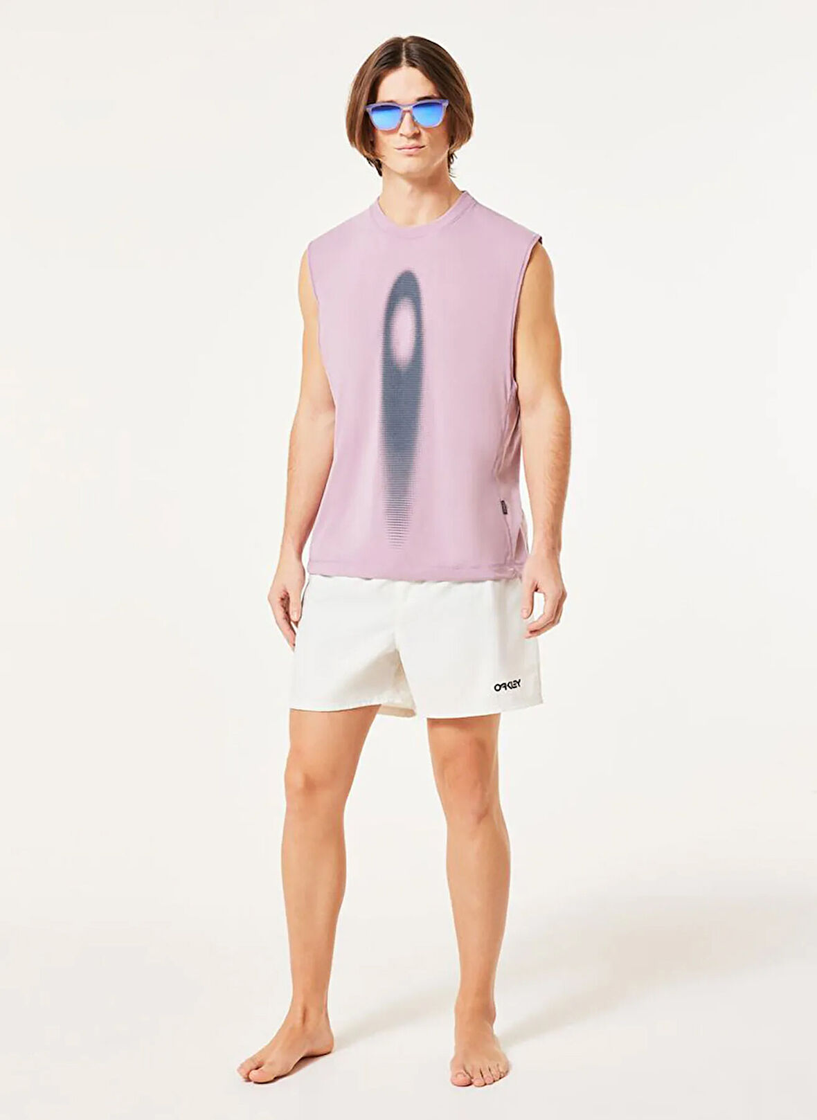 Oakley FOA404310Beach volley 16 Beachshort Beyaz Standart Düz Erkek Şort Mayo