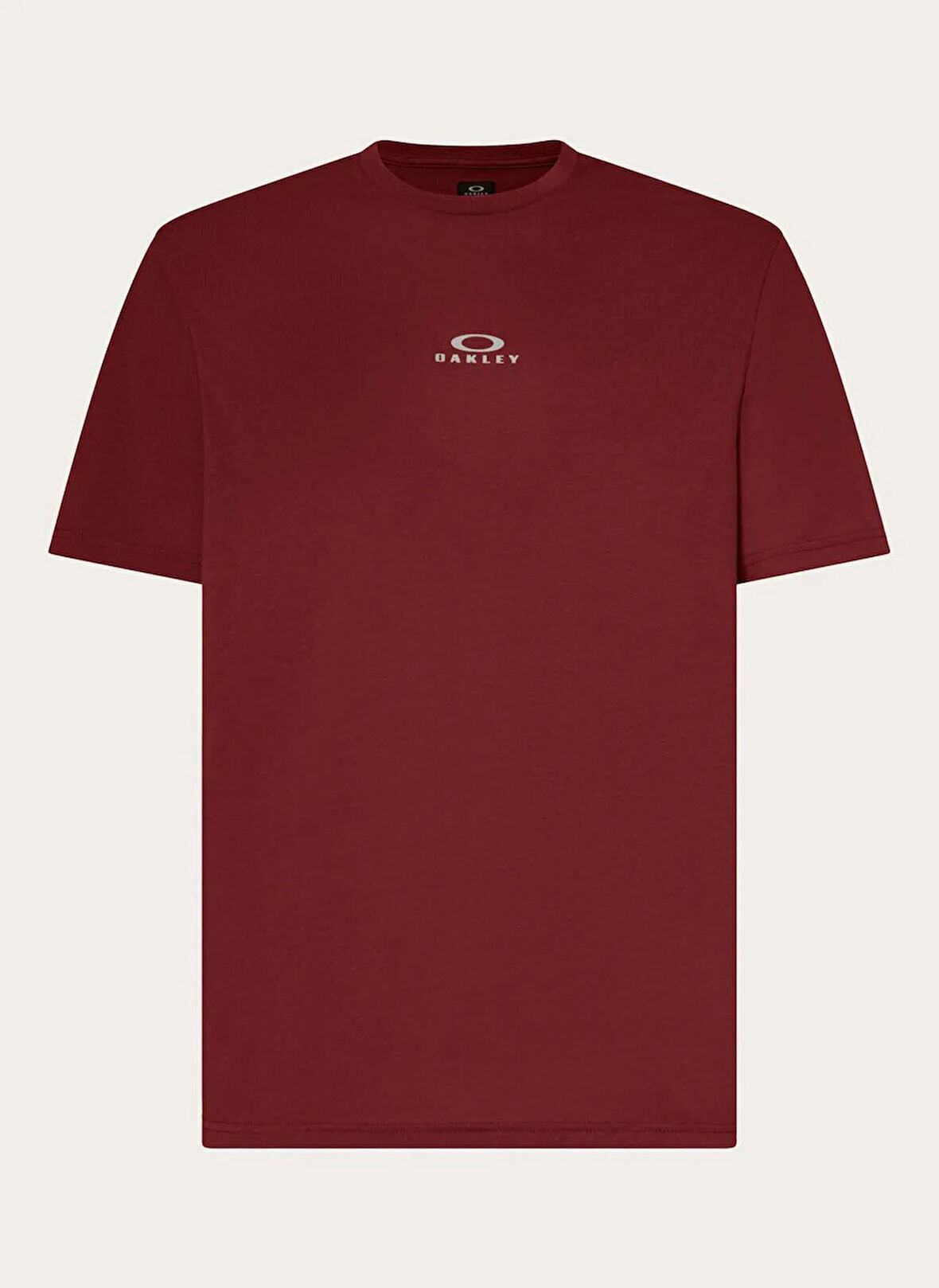 Oakley BARK NEW SS Kırmızı Bisiklet Yaka Normal Düz Erkek T-Shirt