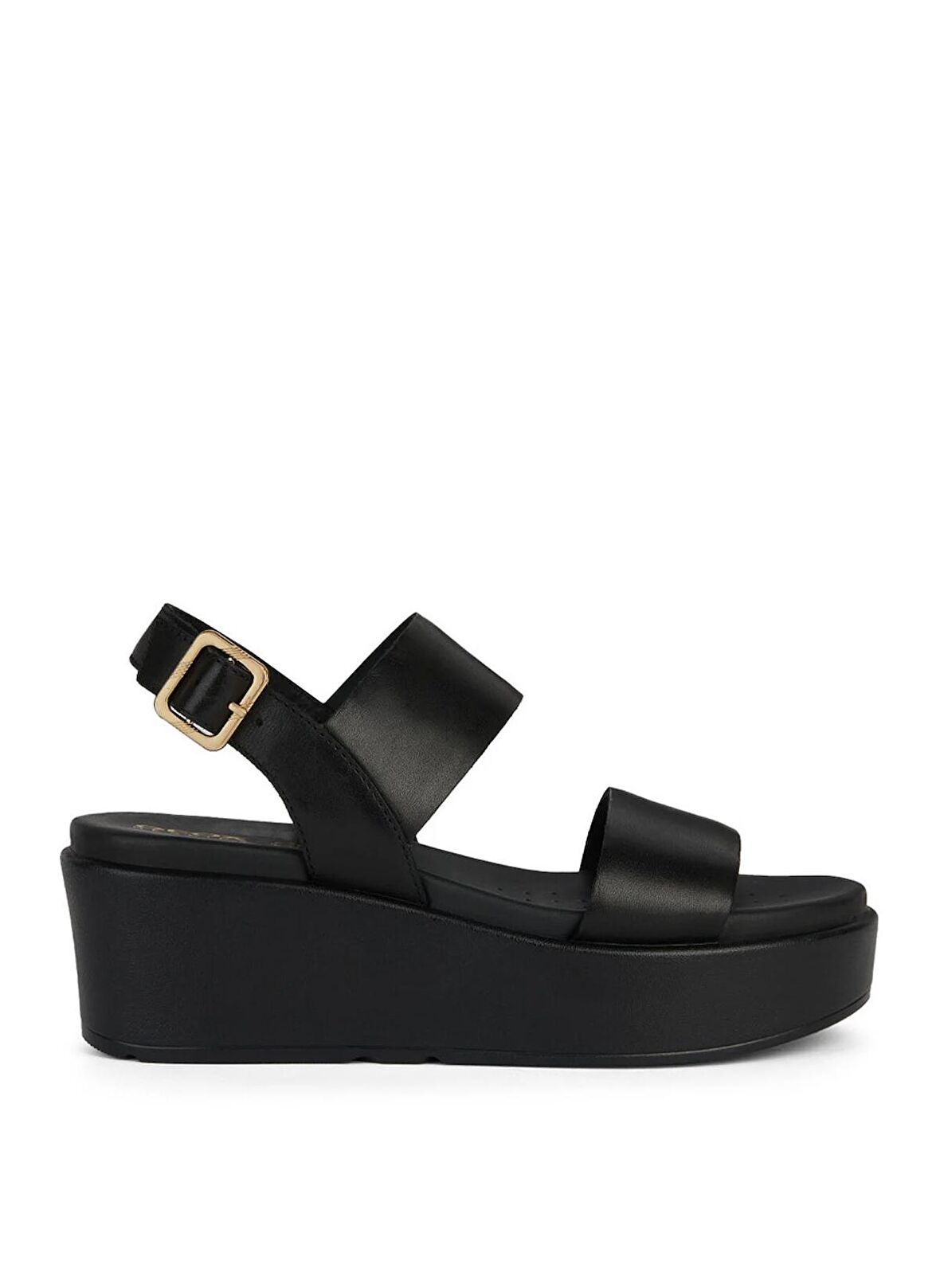 Geox Siyah Kadın Deri SandaletD XAND 2.2S A - SMO.LEA