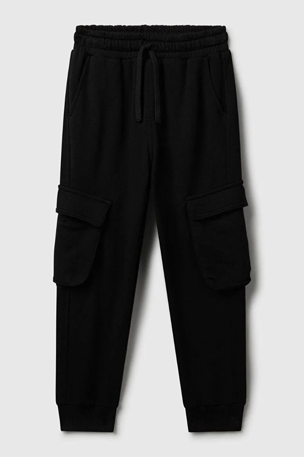 United Colors of Benetton Erkek Çocuk 3J68CF06I-25K Kargo Eşofman Altı Siyah