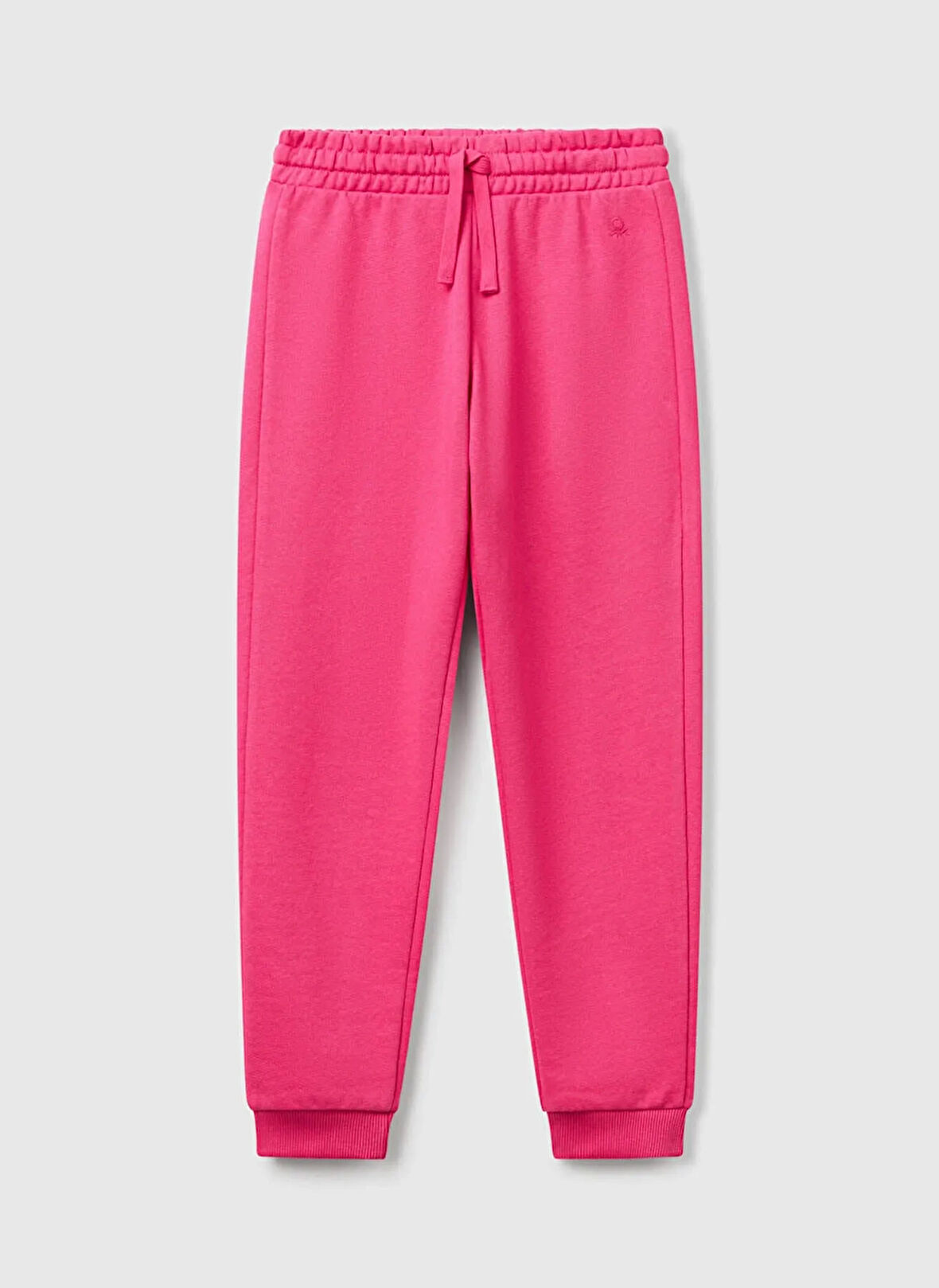 Benetton Lastikli Paça Pembe Kız Çocuk Eşofman Altı 3J68CF02H