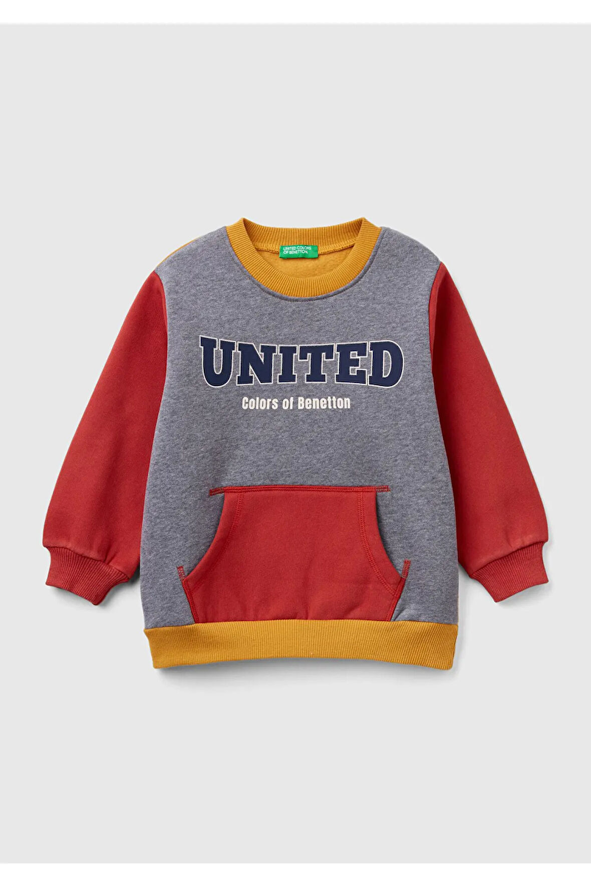 United Colors Of Benetton Erkek Kırmızı Sweatshırt (Model Kodu: 3Eb5G10G0 )