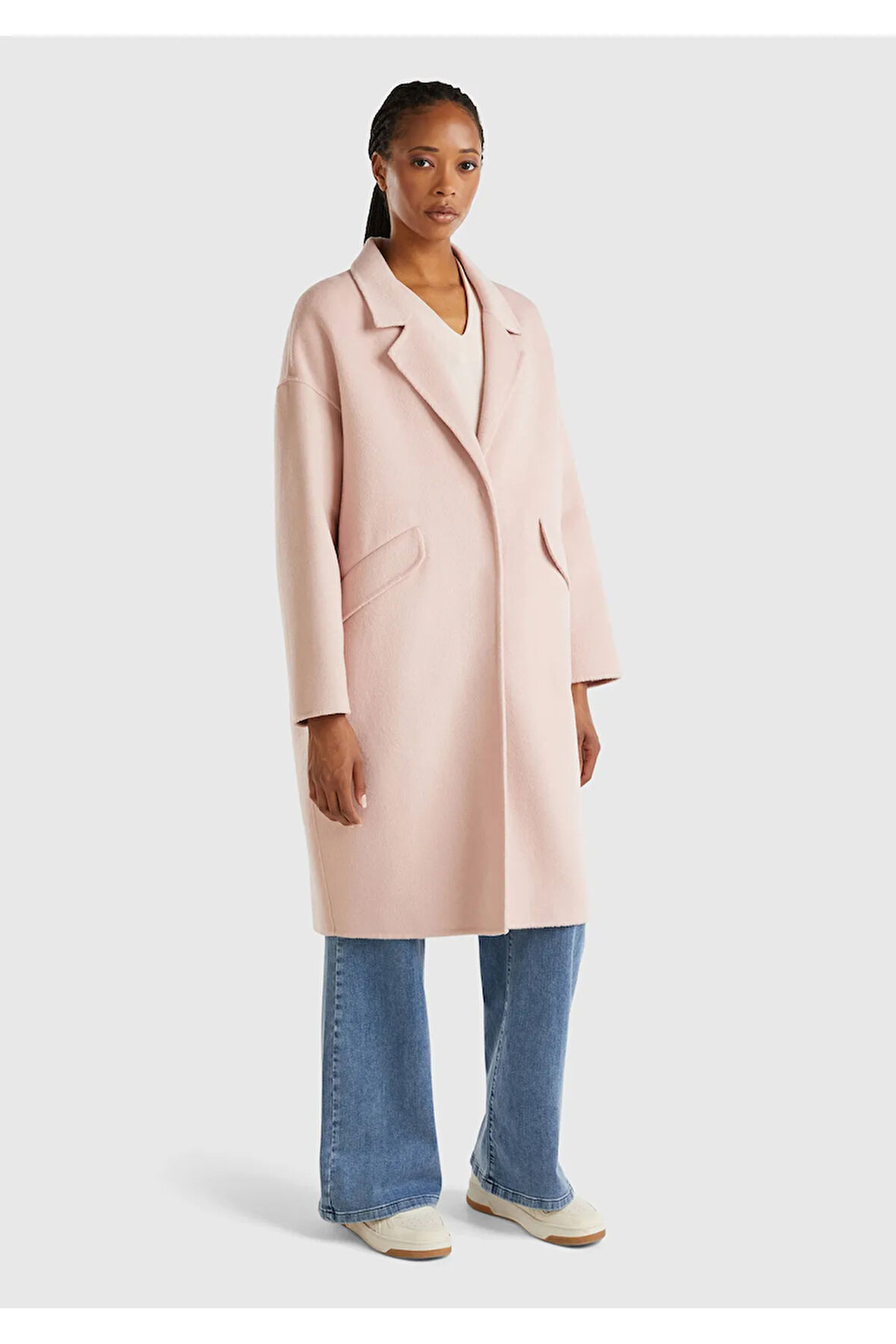 United Colors Of Benetton Kadın / Kız Gri Kaban (Model Kodu: 124A28F7Dn06B )