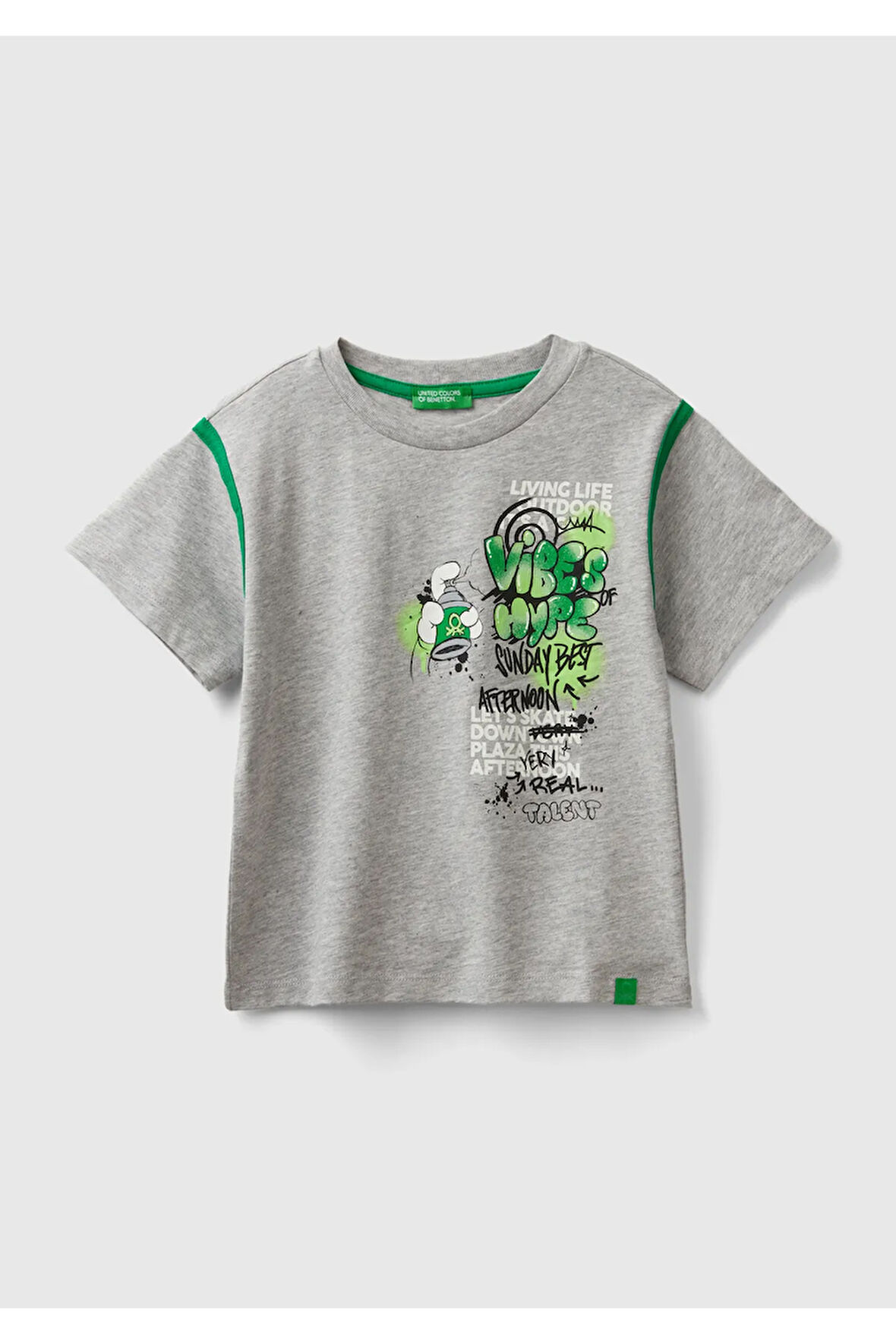 United Colors Of Benetton Erkek Lacivert Tişört (Model Kodu: 224A3I1Xg10Fc )