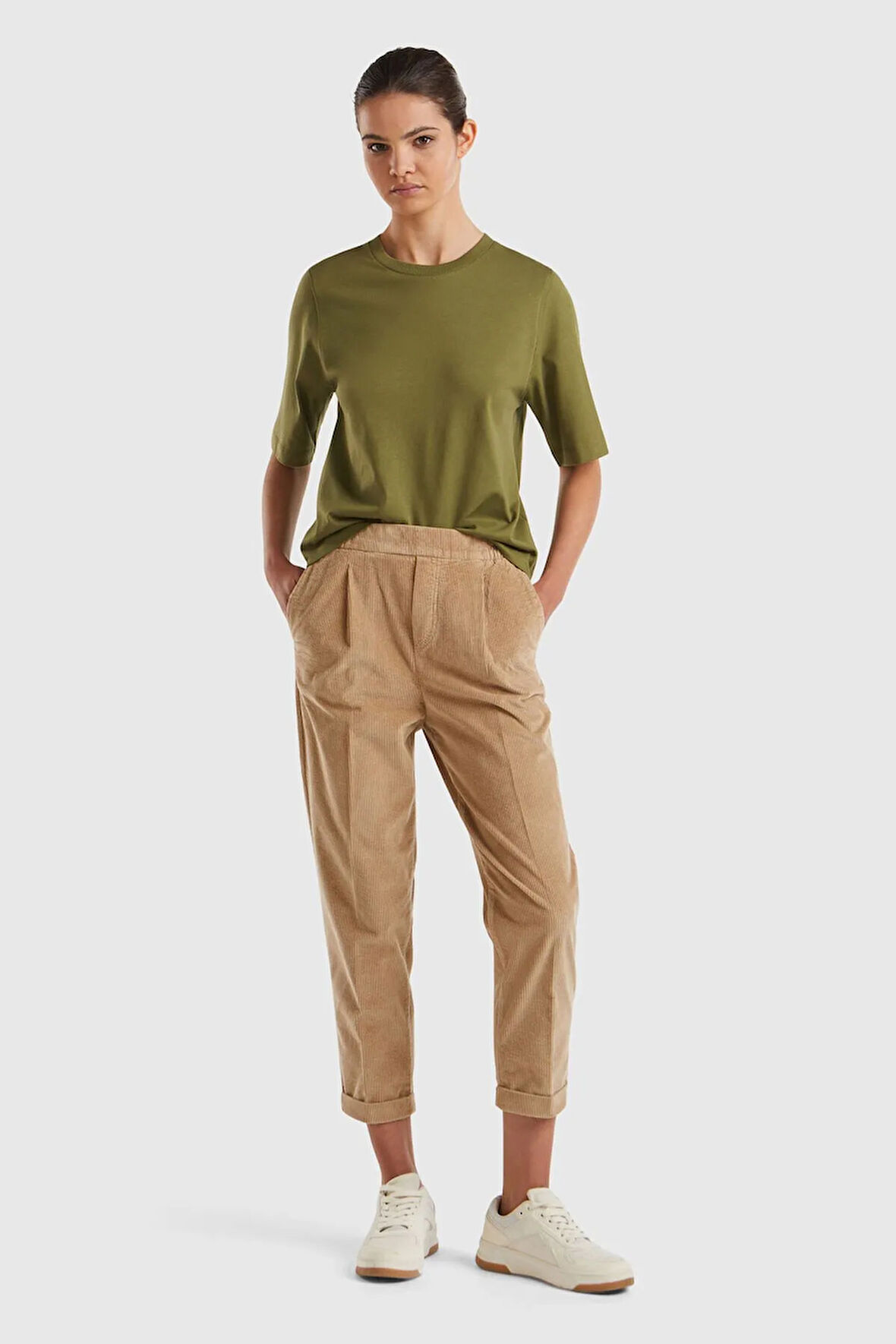 United Colors Of Benetton Kadın / Kız Kahverengi Pantolon (Model Kodu: 4Ha2556K4 )