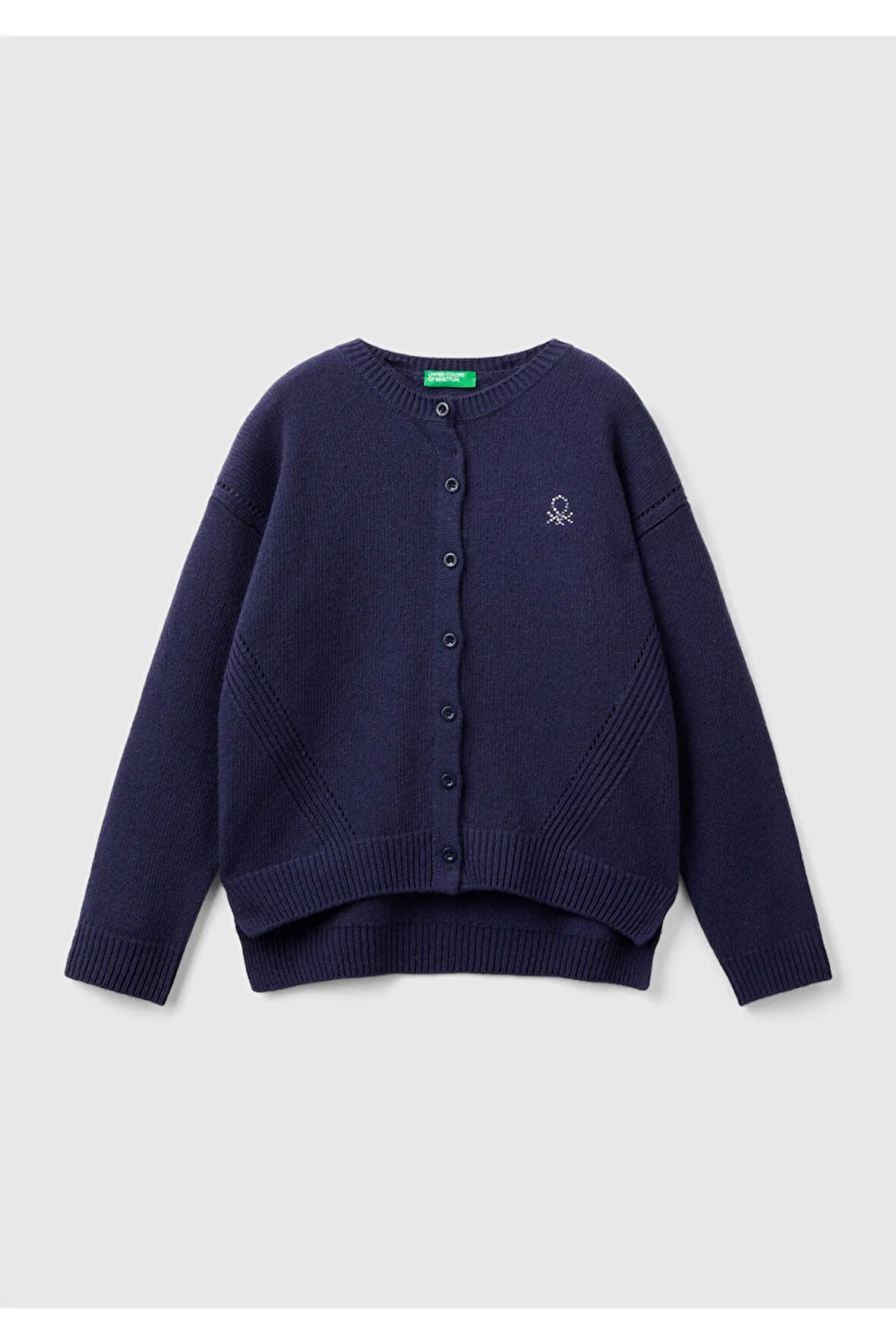 United Colors Of Benetton Kadın / Kız Lacivert Hırka (Model Kodu: 224A1244C500N )