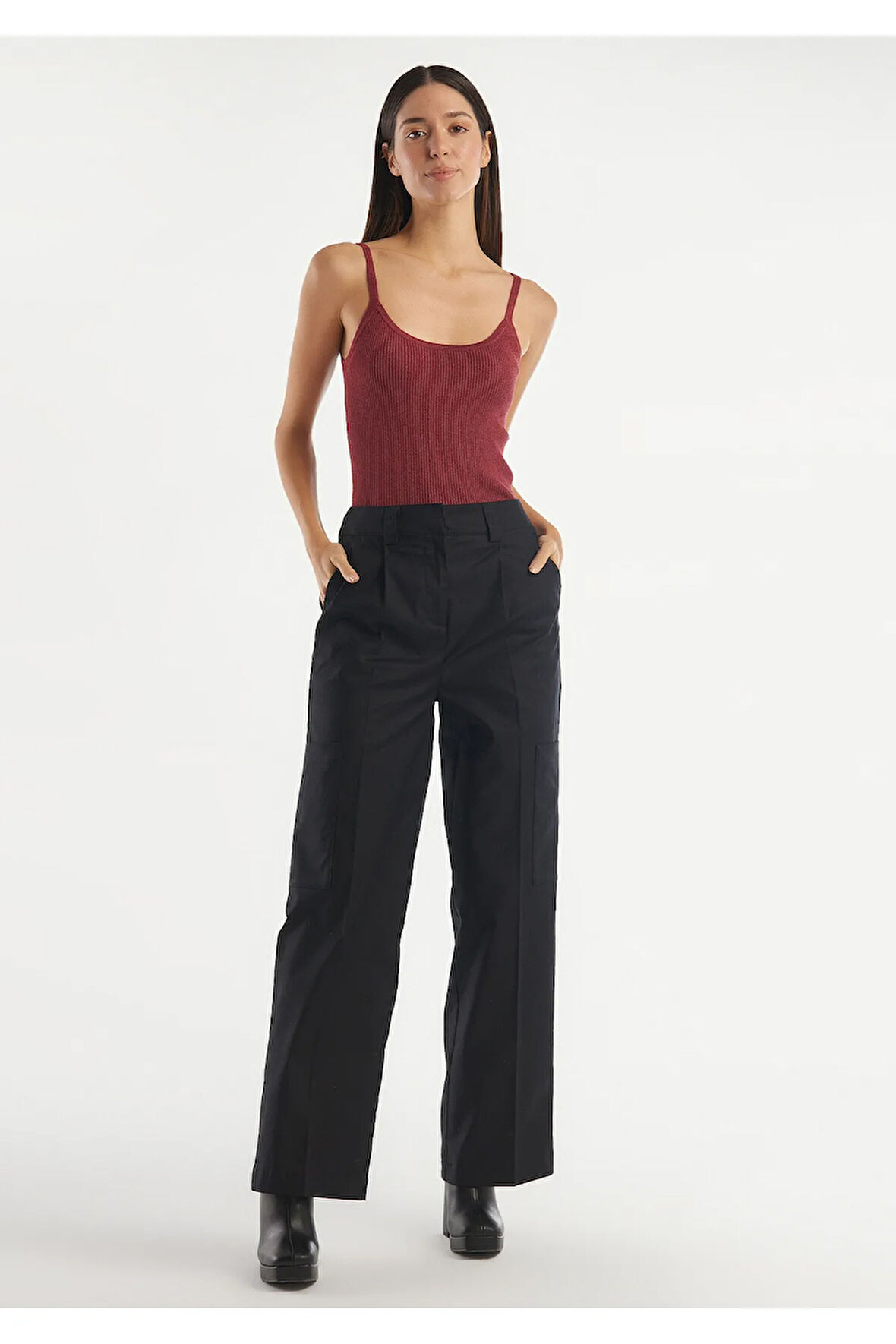 United Colors Of Benetton Kadın / Kız Siyah Pantolon (Model Kodu: 123A45Jadf06J )