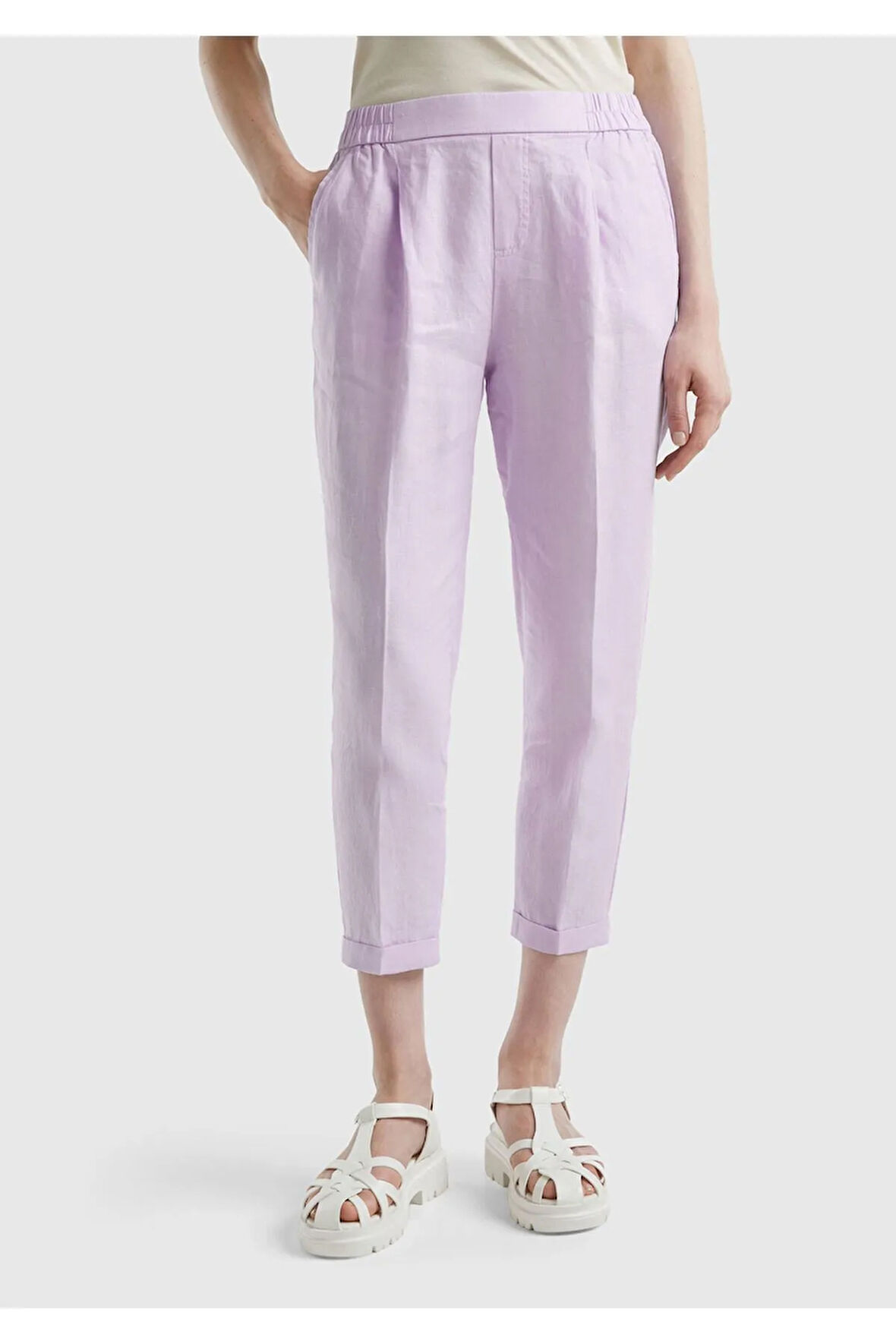 United Colors Of Benetton Kadın / Kız Lila Pantolon (Model Kodu: 124P4Agh558X5 )