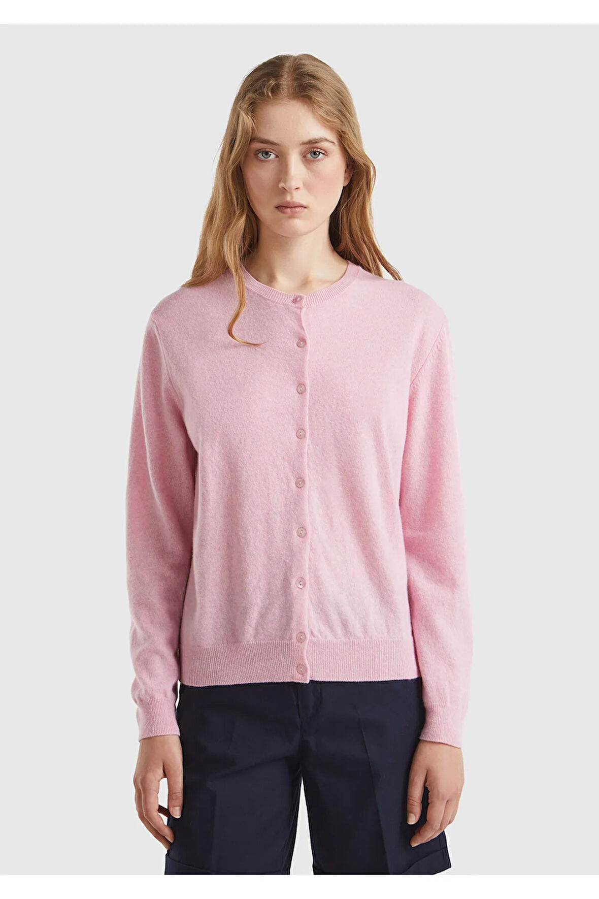 United Colors Of Benetton Kadın / Kız Pembe Hırka (Model Kodu: 124A1002D5485 )