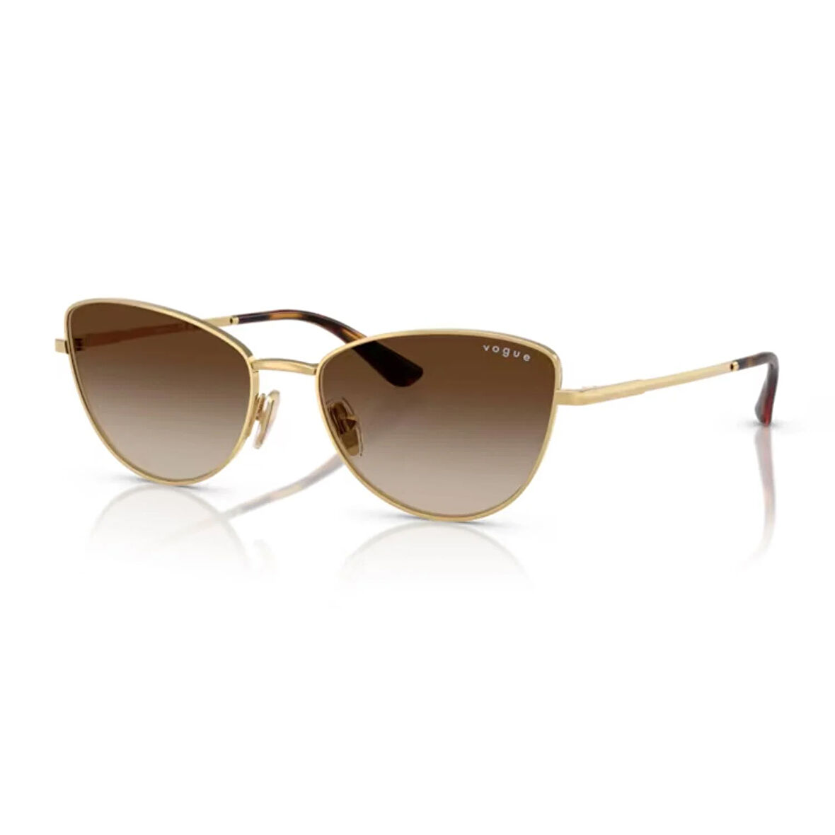 Vogue VO 4324S 28013 56 Kadın Kelebek Gold Metal Güneş Gözlüğü