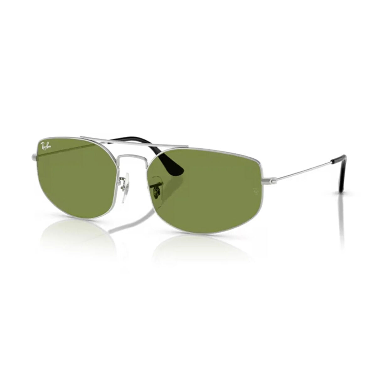 Ray-Ban RB 3845 0034E 57 Unisex Geometrik Gri Metal Güneş Gözlüğü