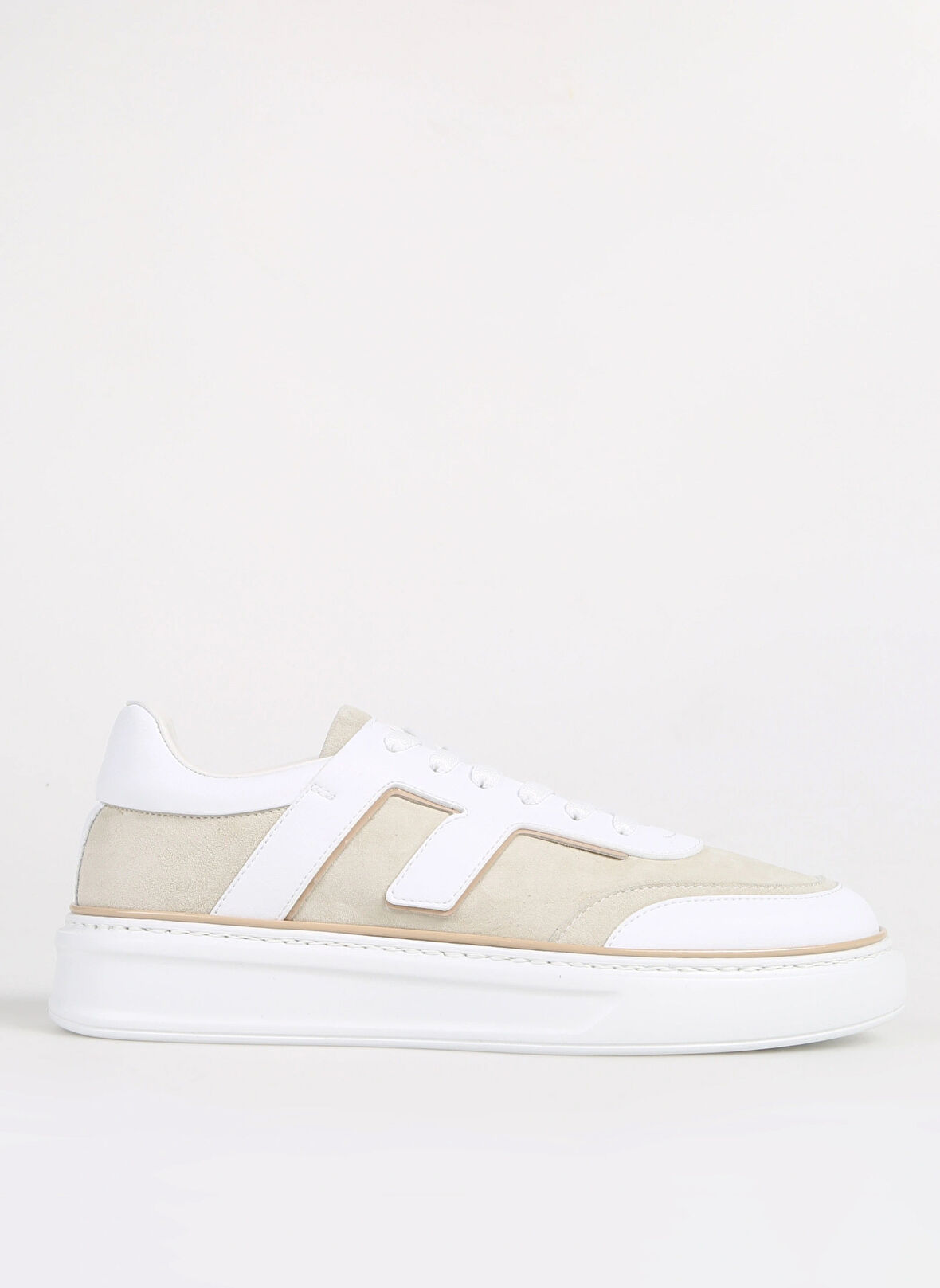 Fabi Beyaz - Bej Erkek Sneaker FU0828.B00ZIP82N