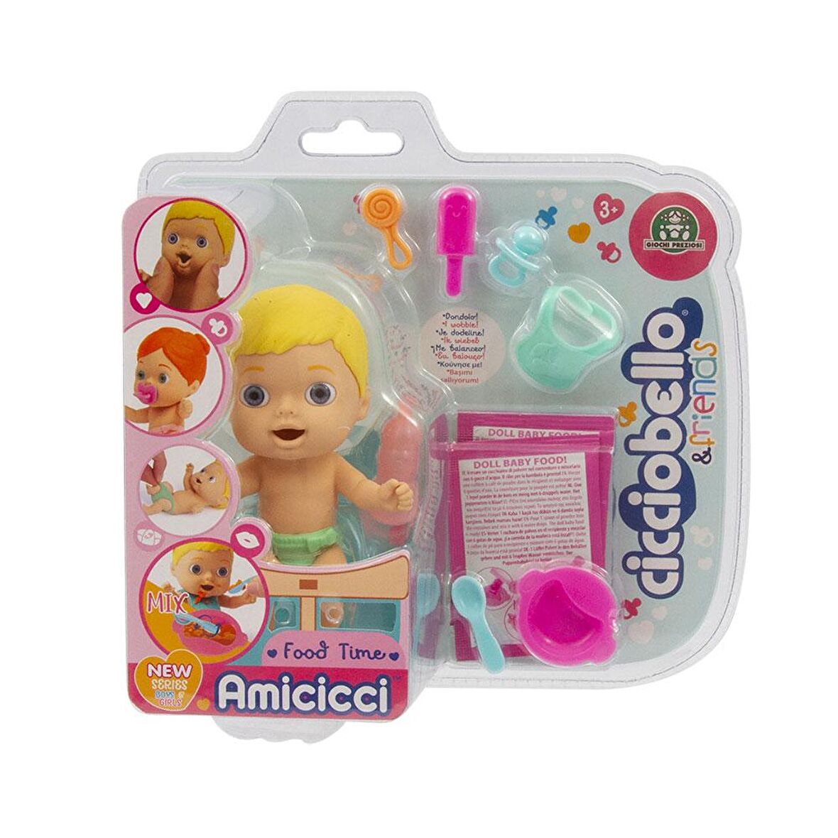 Cicciobello Amiccici Yemek Seti W3 Sarı CC022000