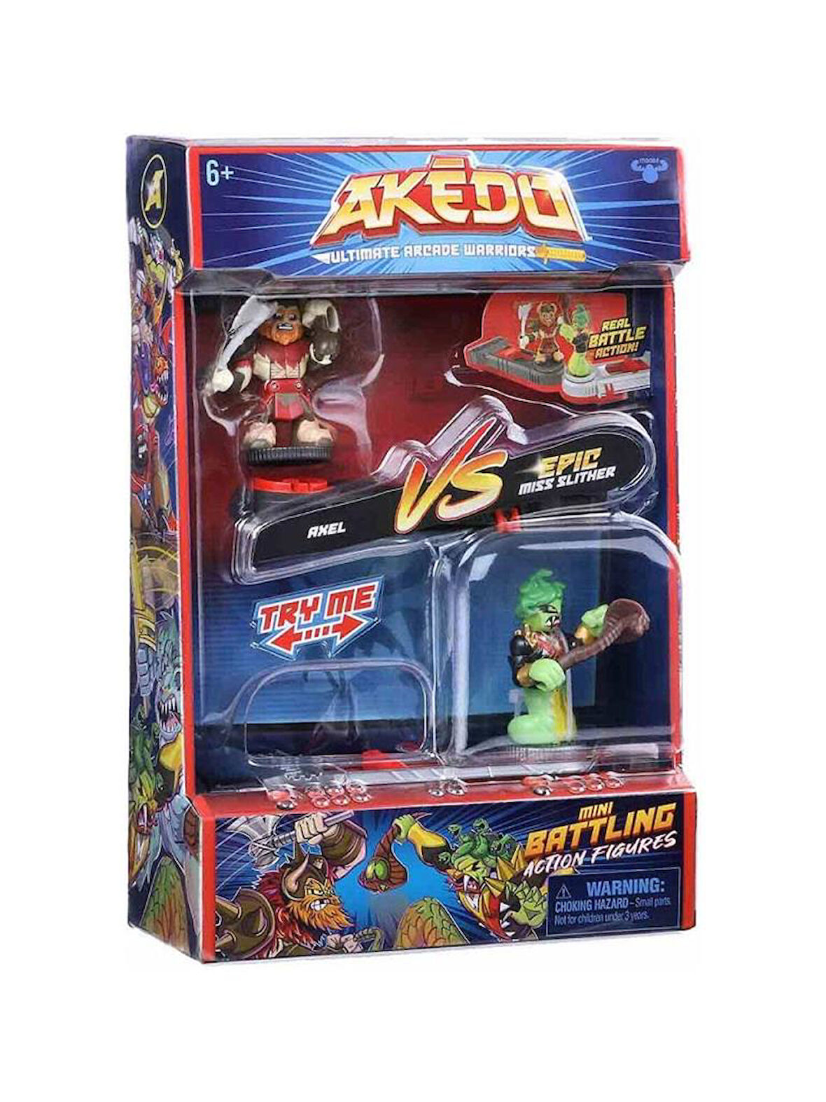 Akedo 2Li Paket Axel vs Epic Miss Slither AKE01000-14216