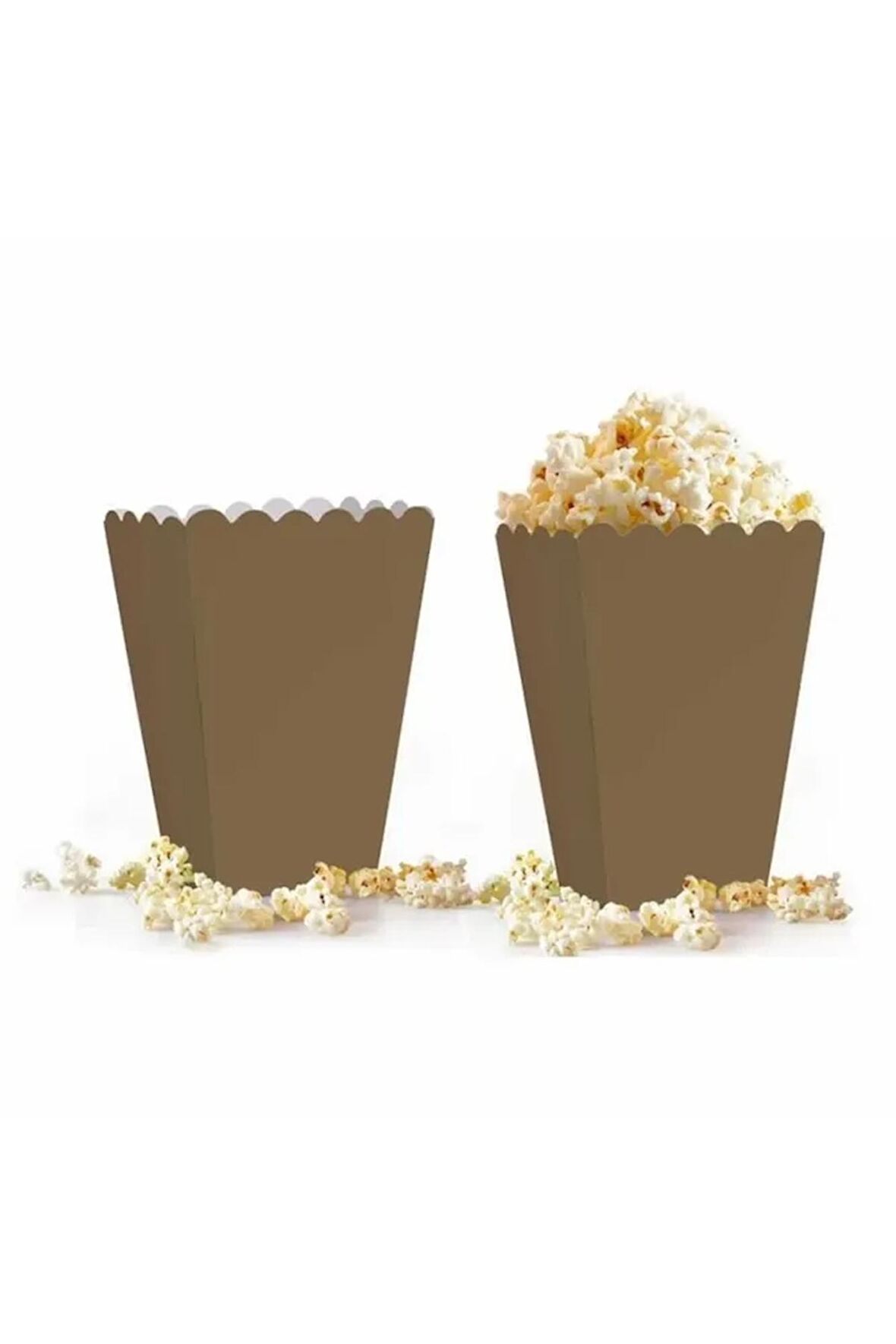 Popcorn Kutusu 8li düz Altın