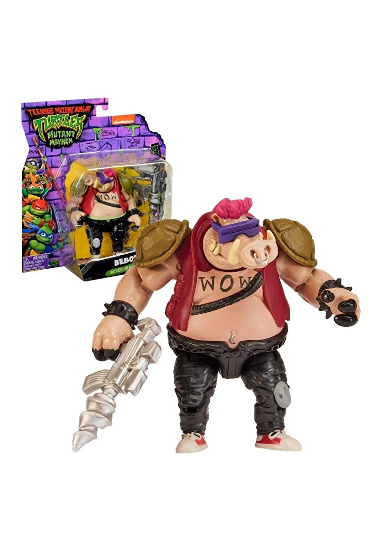 Ninja Kaplumbağalar Aksiyon Figürler 11 Cm Bebop Jacked Up Warthog