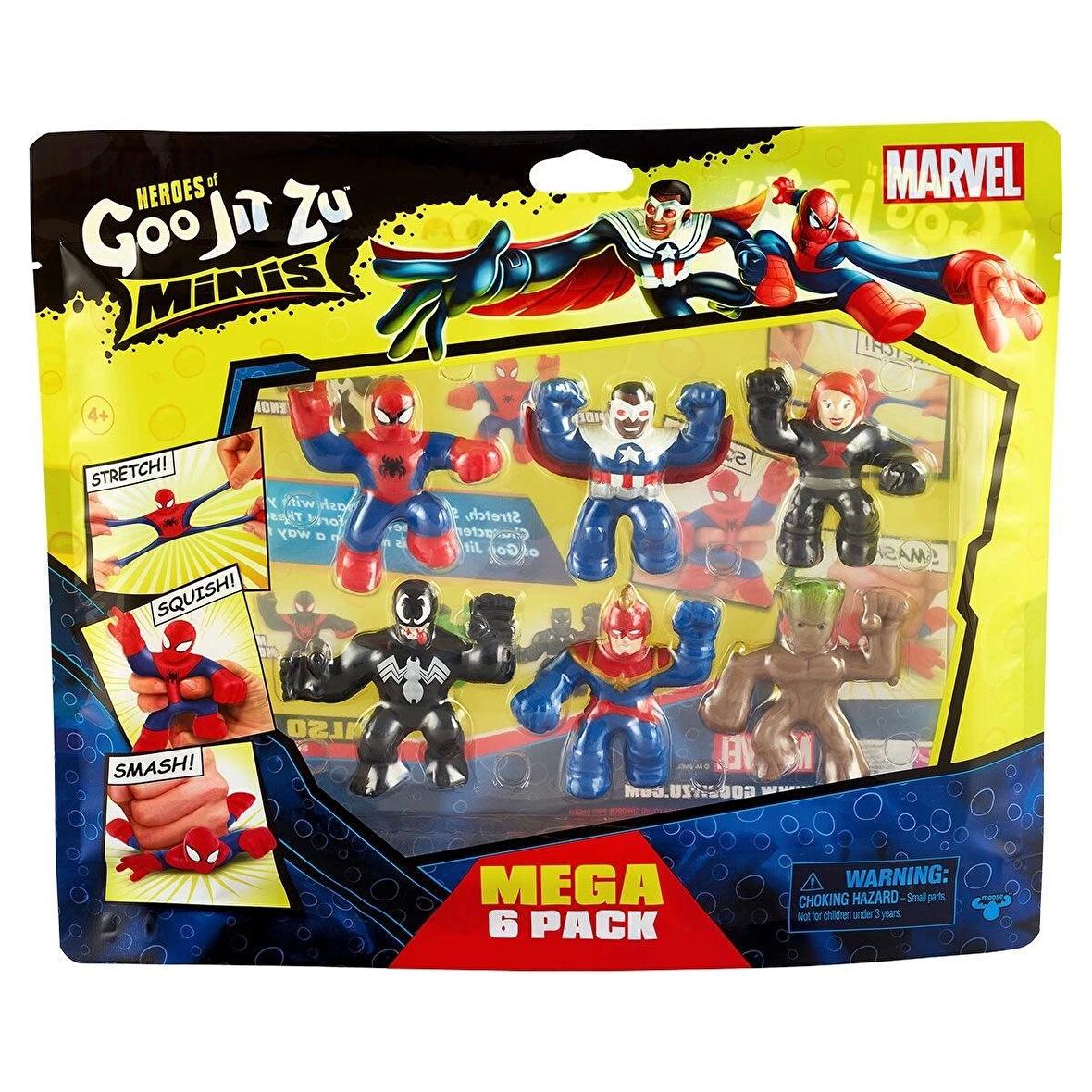 GJM07000 GooJitSu Marvel Mini 6lı Paket