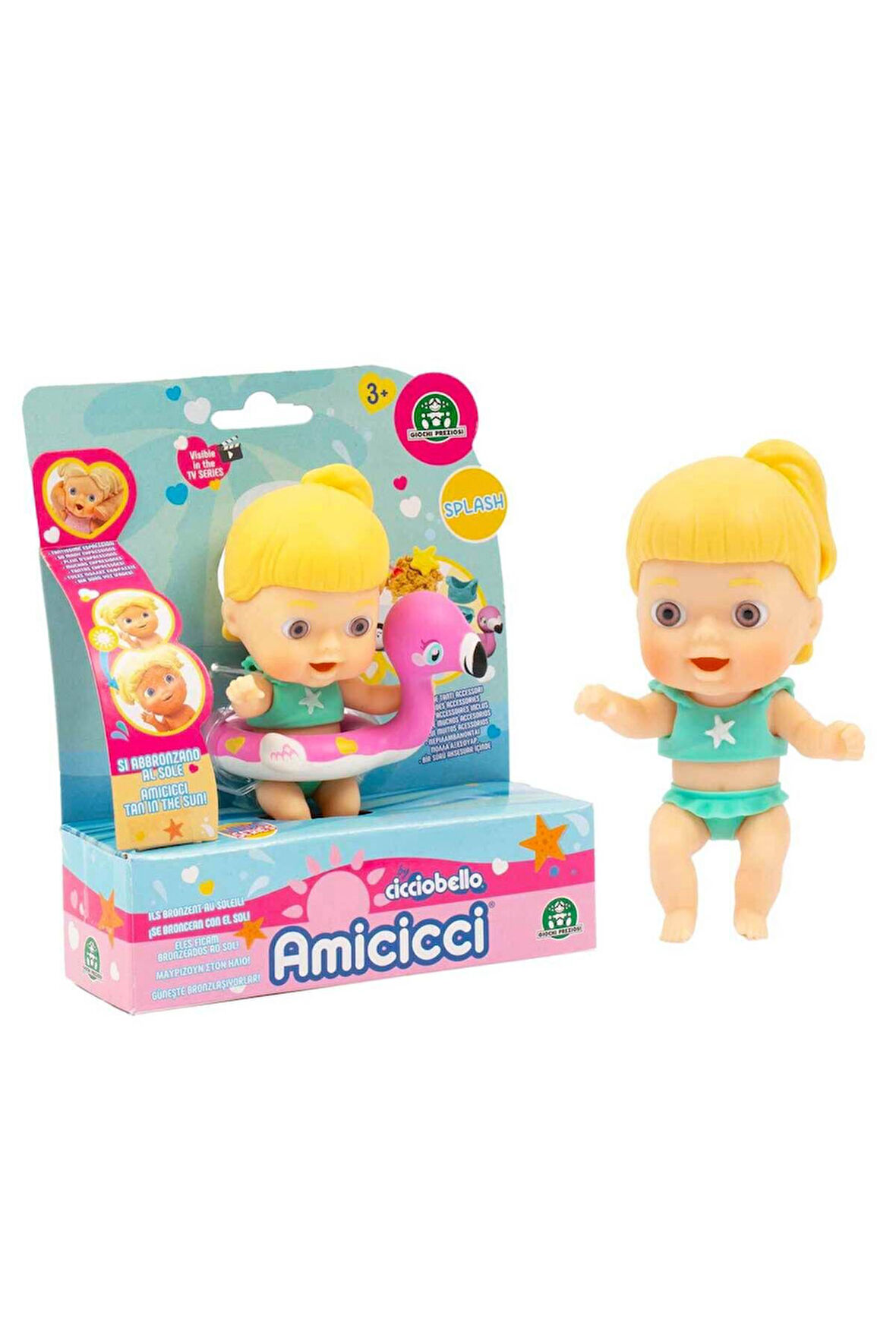 Ciciobello Güneşte Renk Değiltiren Bebek Tatilde Delüks Oyun Seti (NEW SERIES)