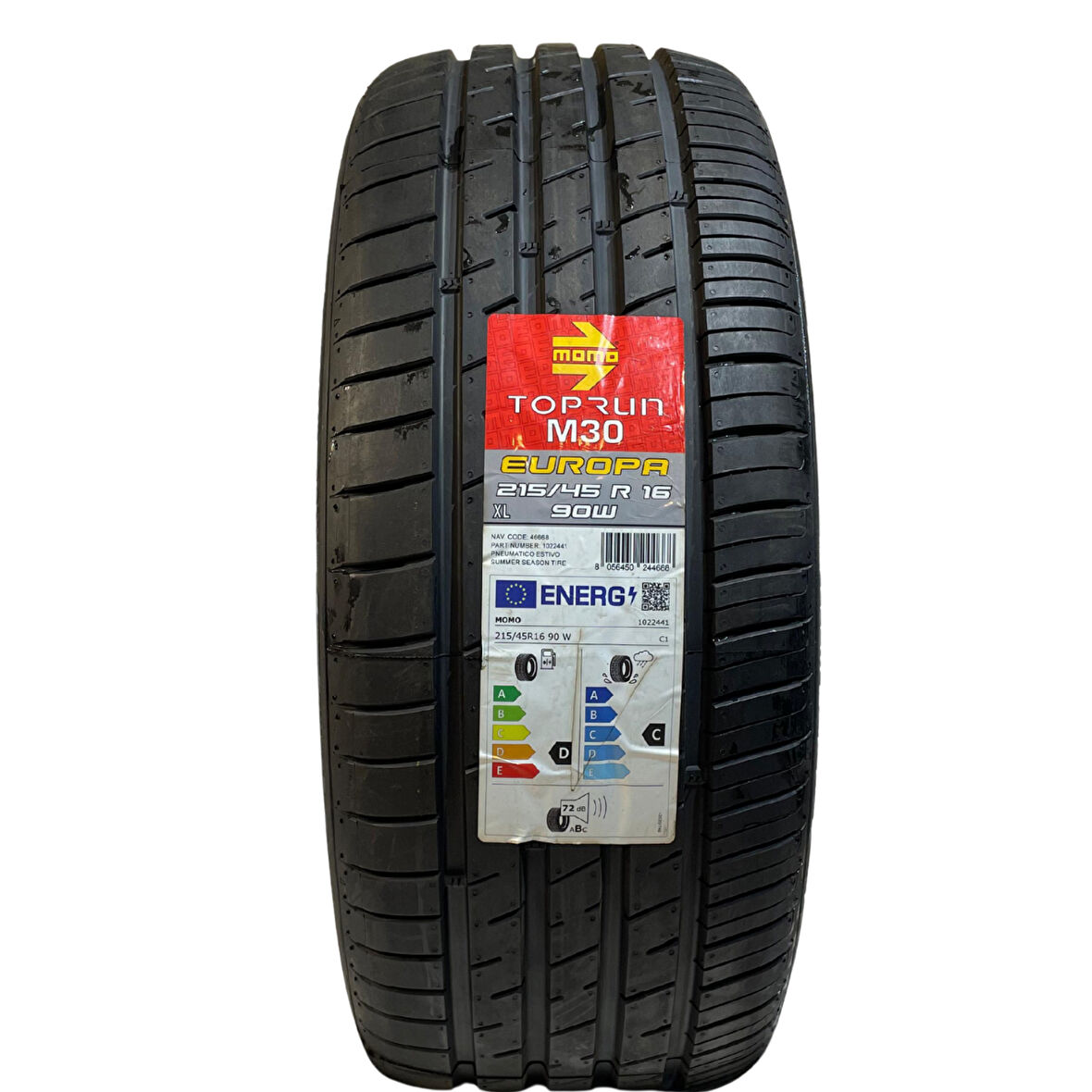 215/45R16  MOMO MOMO TOPRUN M30 90W XL