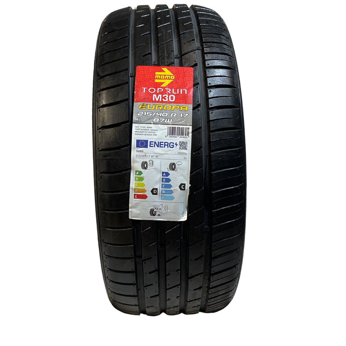 215/40R17  MOMO M30 TOPRUN 87W XL