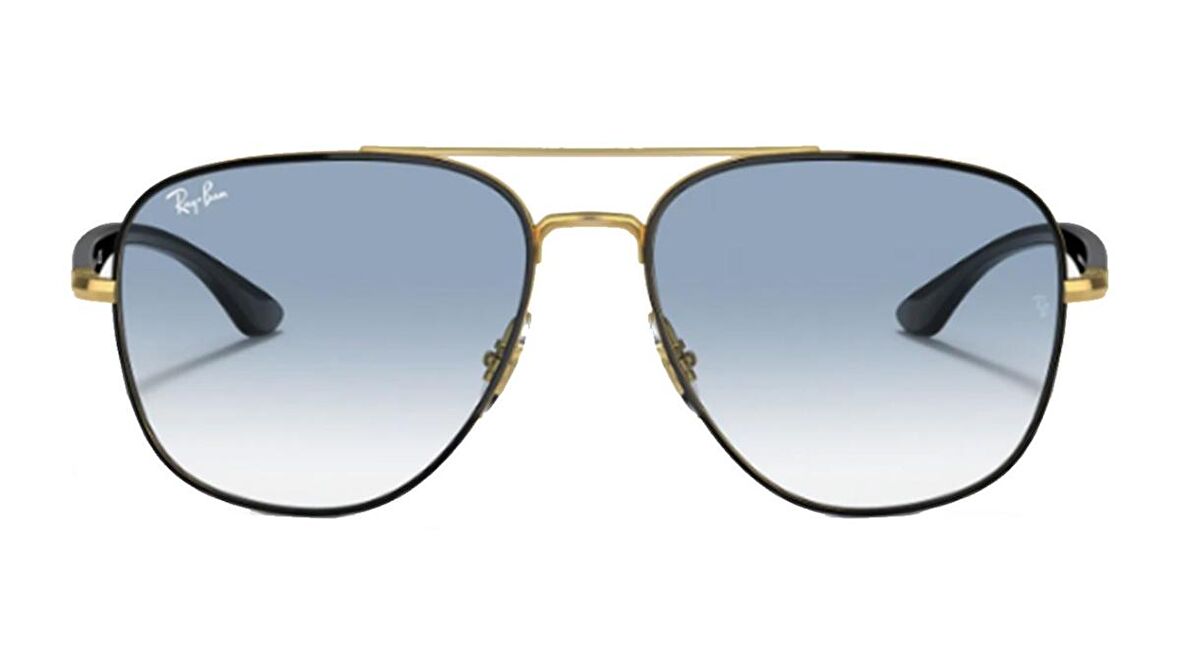 RAY-BAN  3683 9000/3F 56  Erkek GOLD Köşeli Çerçeve Güneş Gözlüğü
