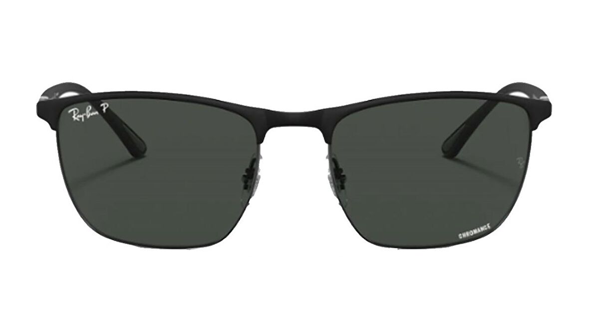 RAY-BAN  3686 186/K8 57  Unisex SİYAH Köşeli Çerçeve Güneş Gözlüğü