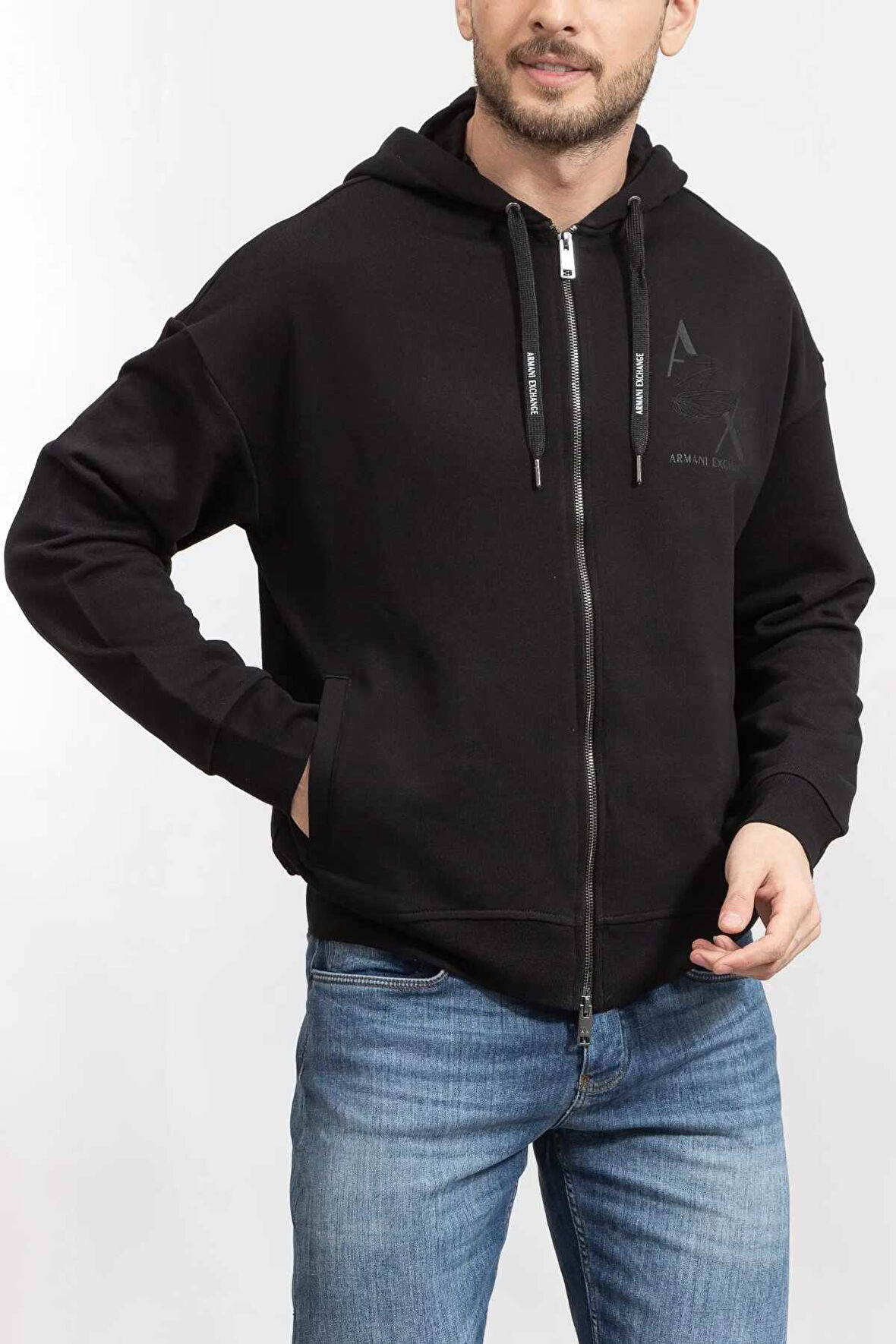 Erkek Sweatshirt Siyah