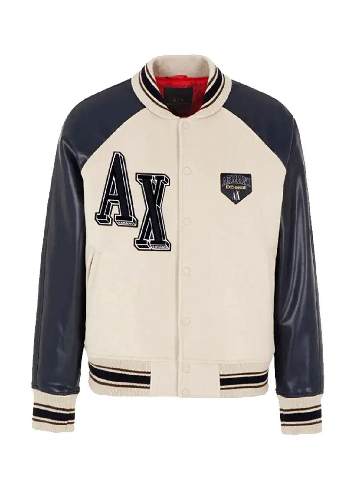 Armani Exchange Normal Bej Erkek Ceket 6RZB21 49AJ SILVER LINING/NAVY