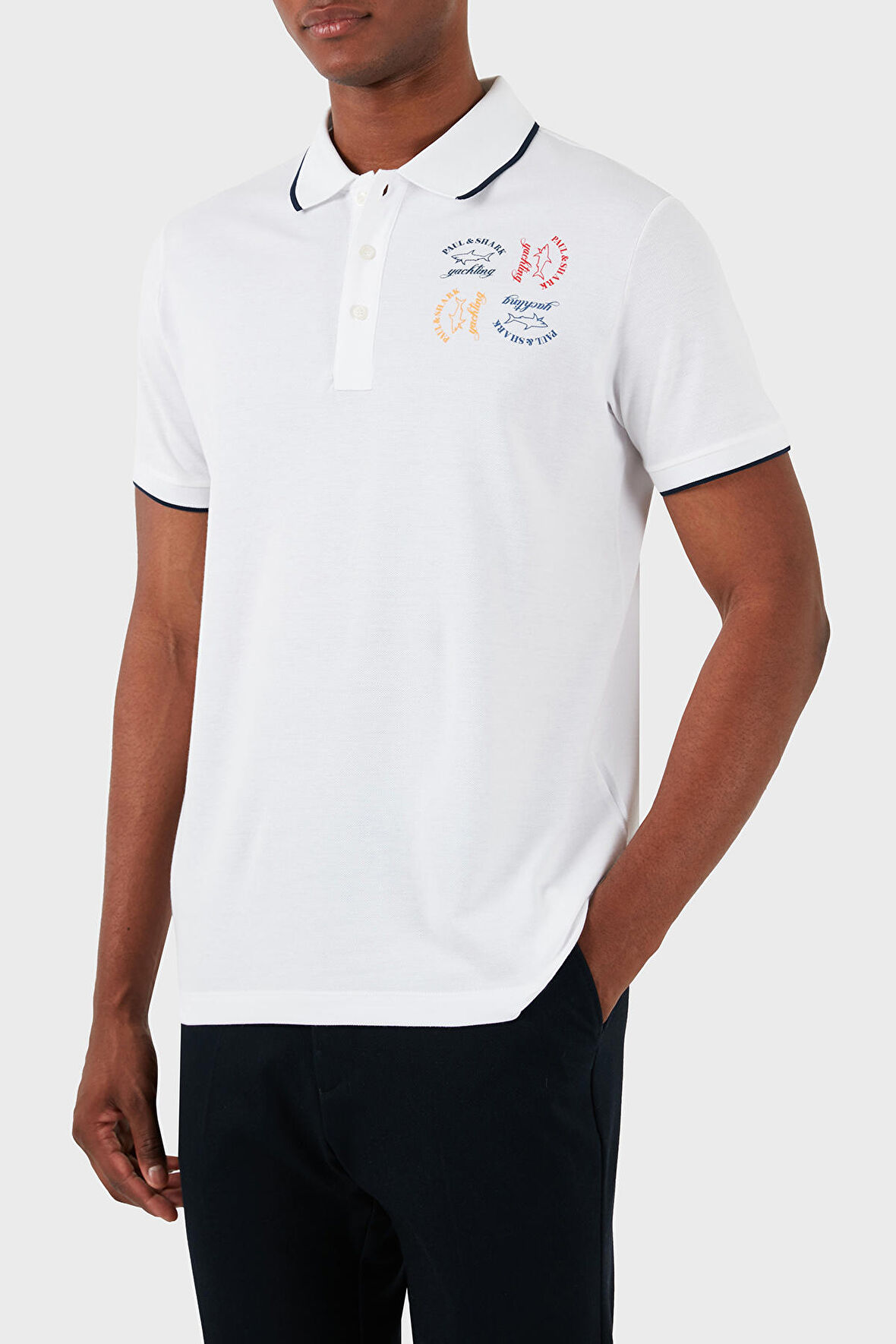 Paul & Shark Erkek Polo Yaka T Shirt 23411266 010