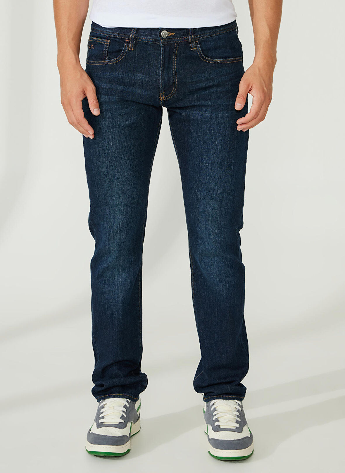 Normal Bel Normal Koyu Mavi Erkek Denim Pantolon 8NZJ13 1500-INDIGO