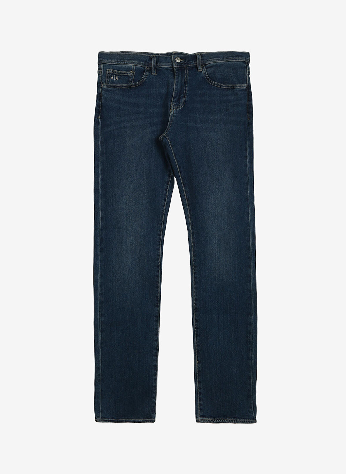 Armani Exchange Normal Bel Normal İndigo Erkek Denim Pantolon 8NZJ13 1500-INDIGO DENIM