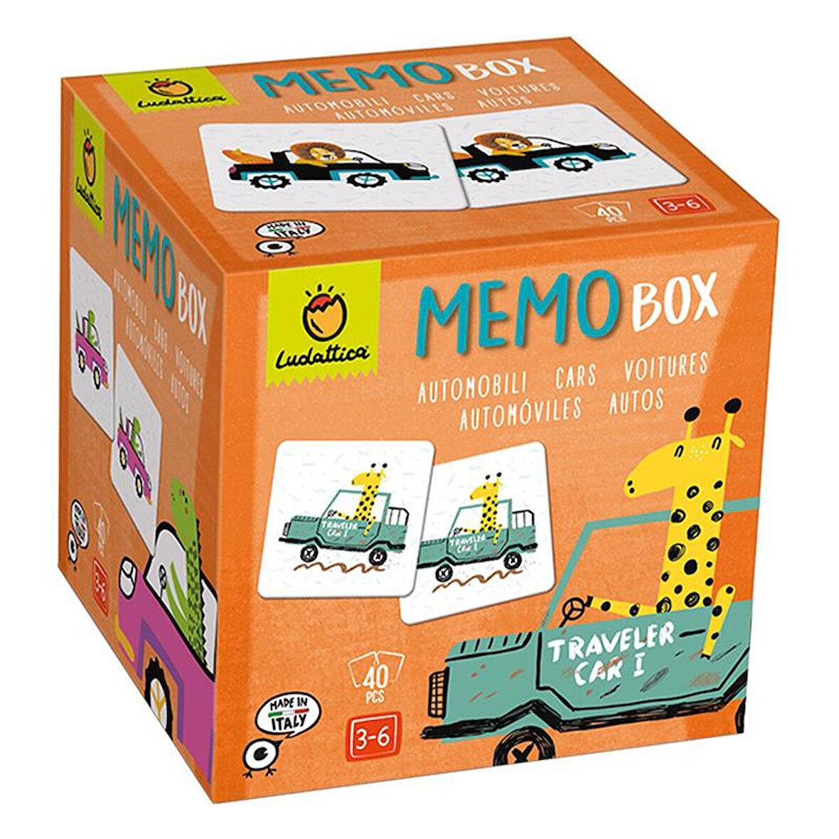 Ludattica Memo Box - Cars