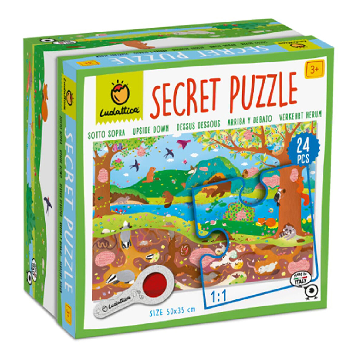 Ludattica Saklı Puzzle - Yerin Altında