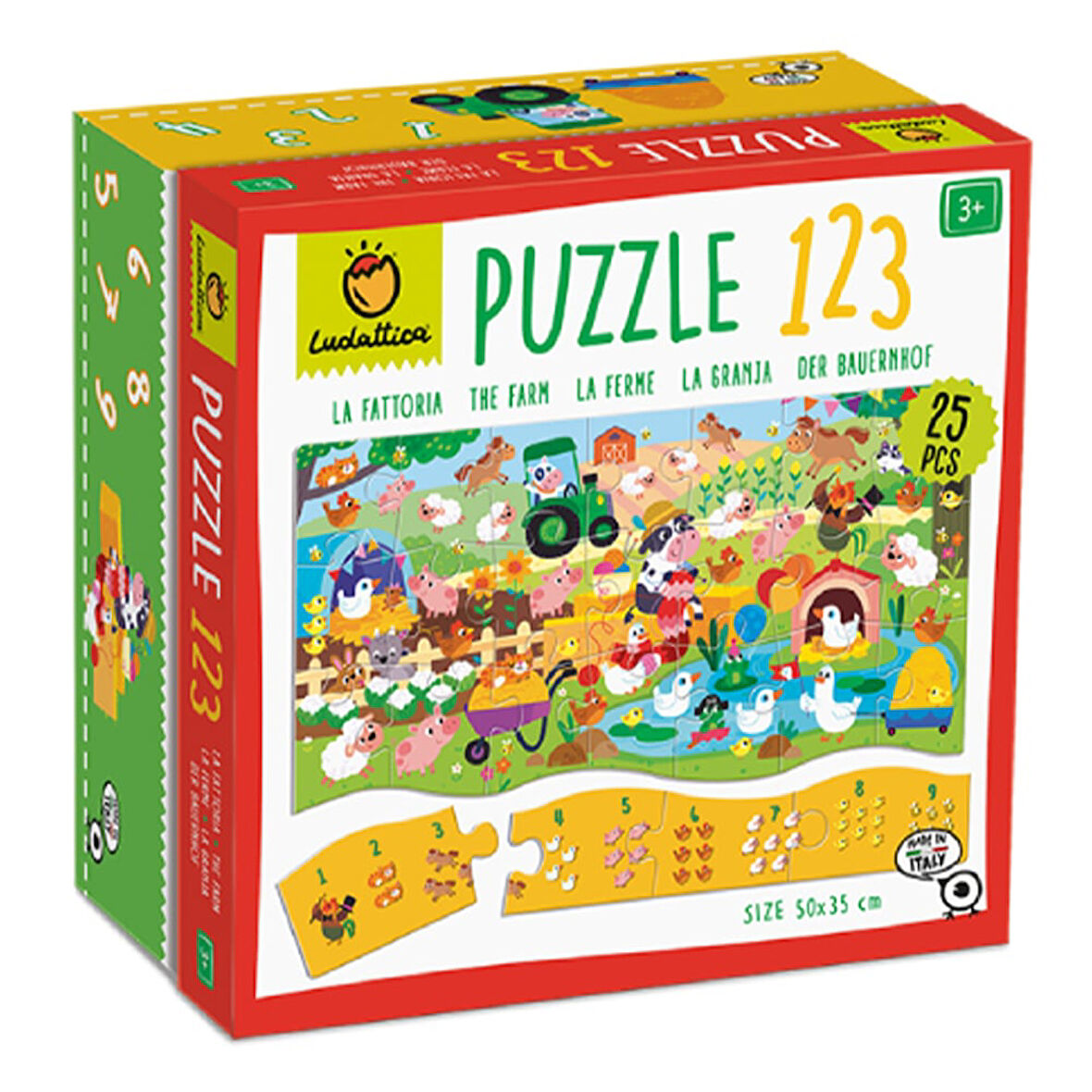 Ludattica Puzzle 123 - Çiftlik