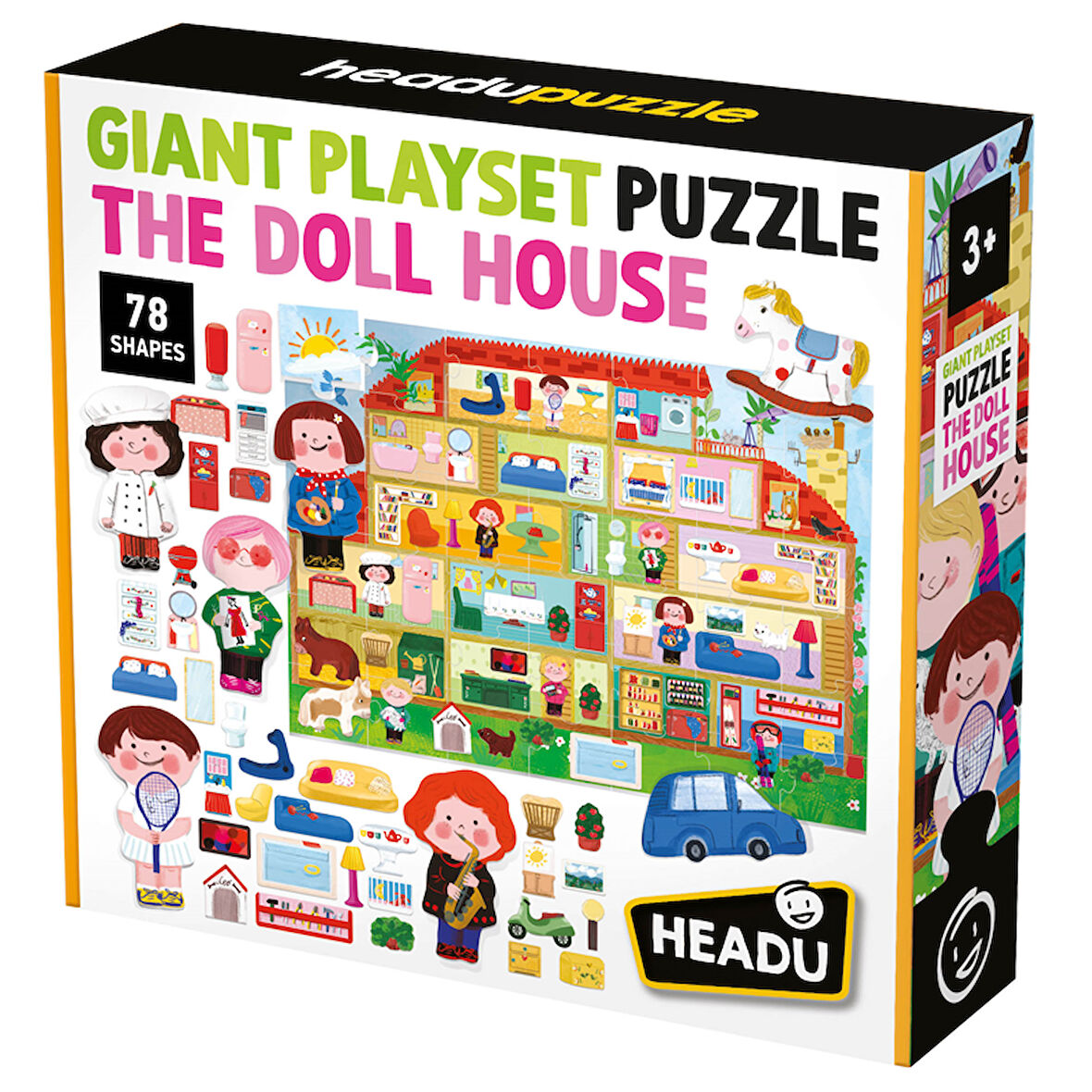 Headu Giant Playset Puzzle The Doll House