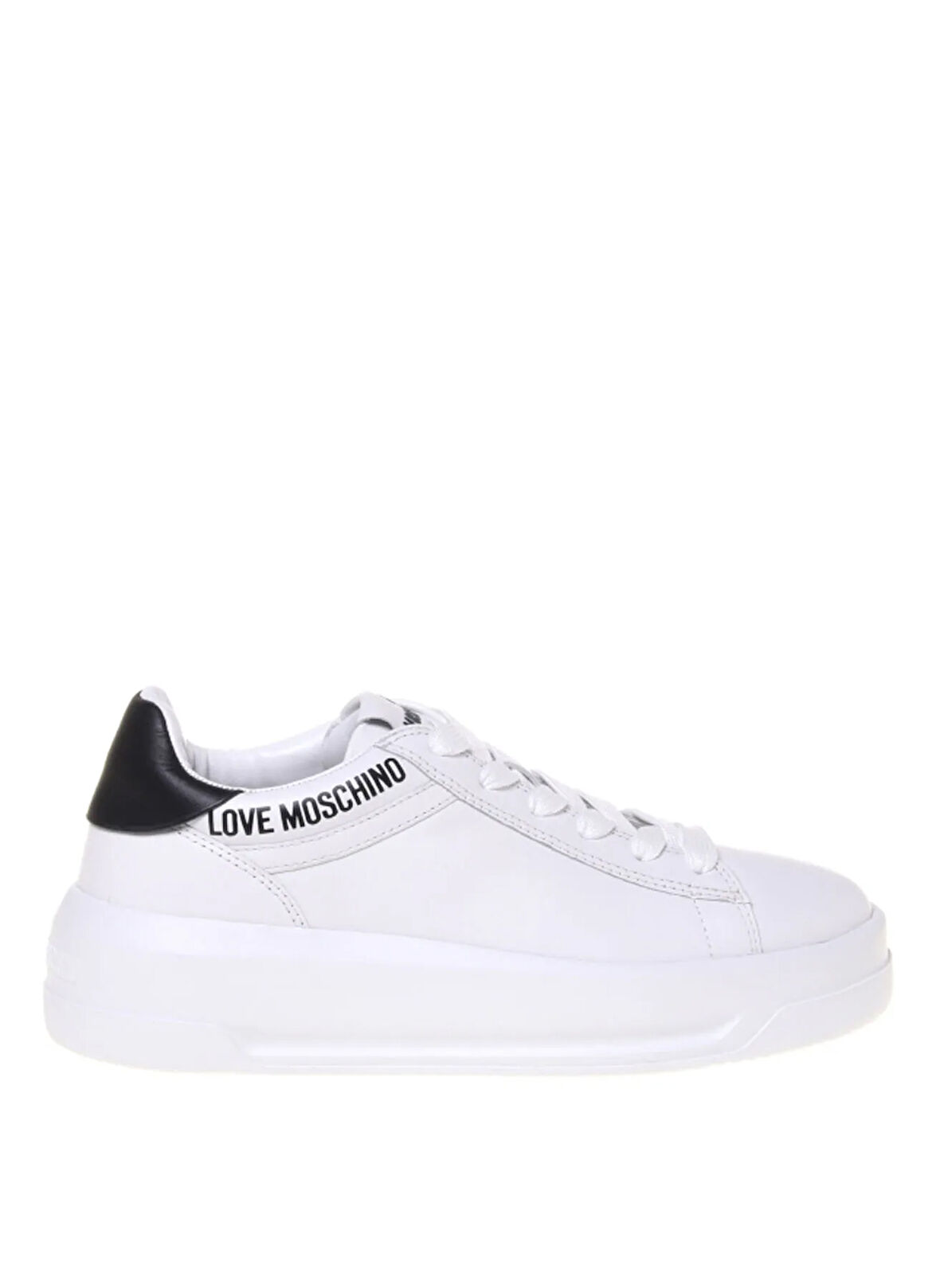 Love Moschino Beyaz - Siyah Kadın Sneaker JA15525G0M
