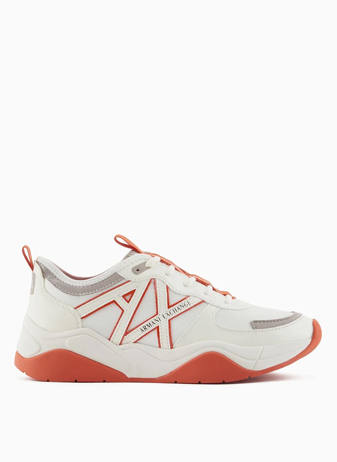 Beyaz - Pembe Kadın Sneaker XDX039XV311K529