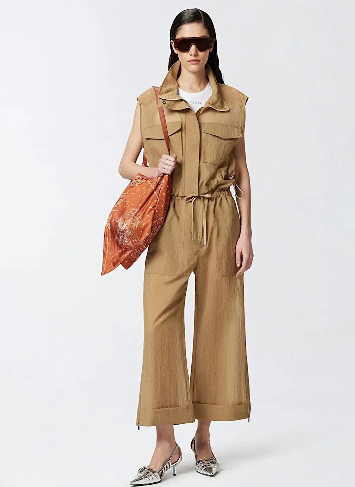 Pinko Açık Kahve Kadın Yelek 104852