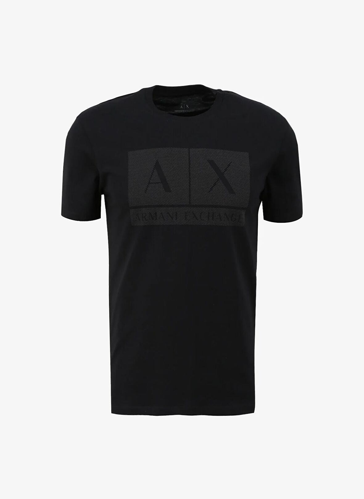 Bisiklet Yaka Düz Siyah Erkek T-Shirt 3DZTCE ZJ3VZ 1200